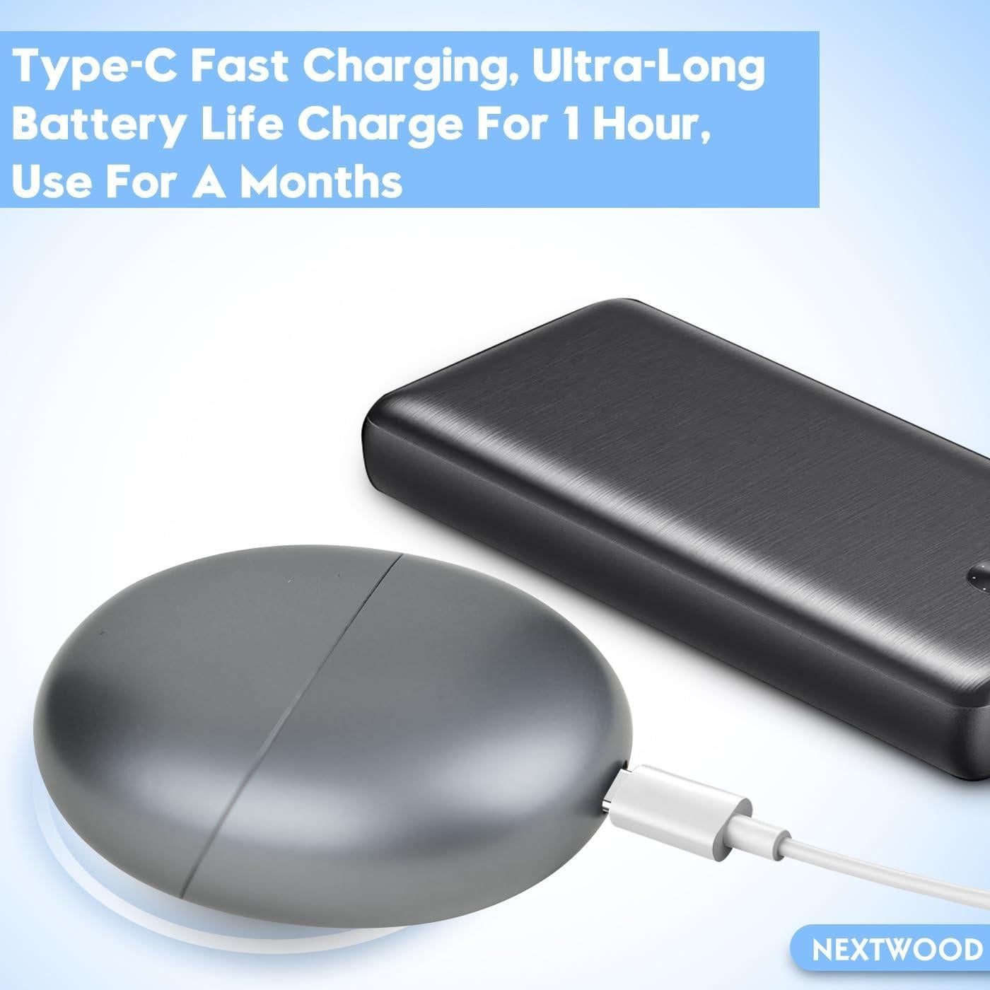 Cortador de Uñas Eléctrico RIRC C con Carga USB y 2 Velocidades