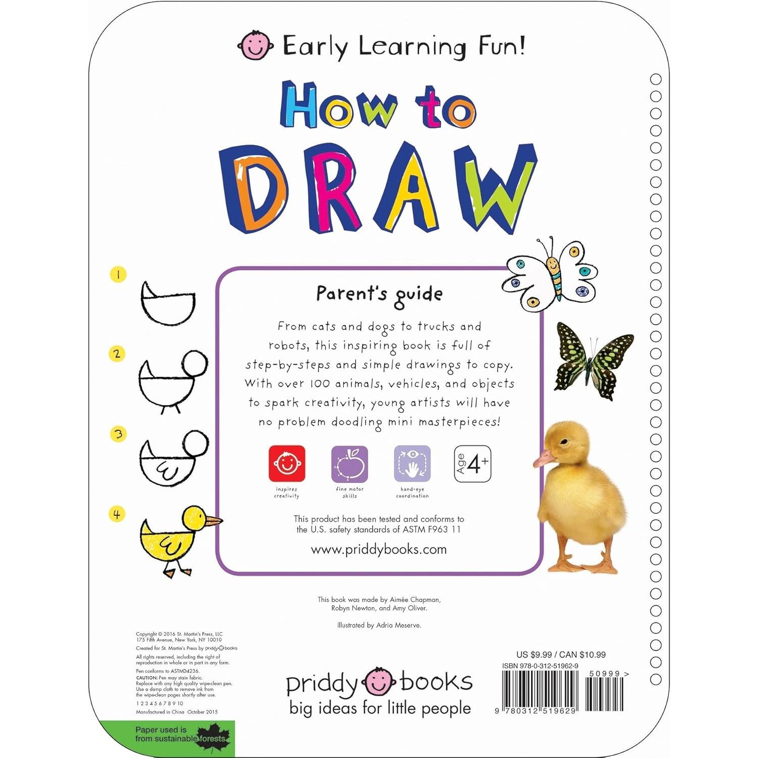 How to Draw: Includes Wipe-Clean Pen (Early Learning Fun)