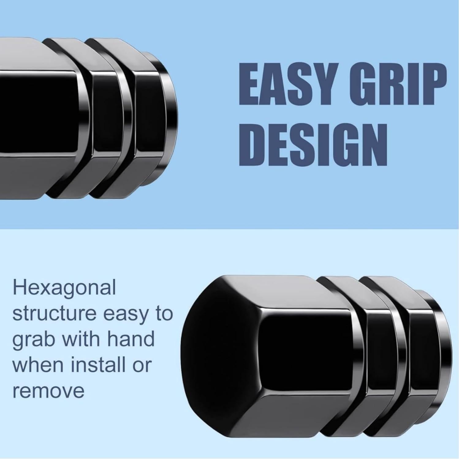 Tapones de Válvula de Neumático Tallew 100 Pcs Aleación Aluminio