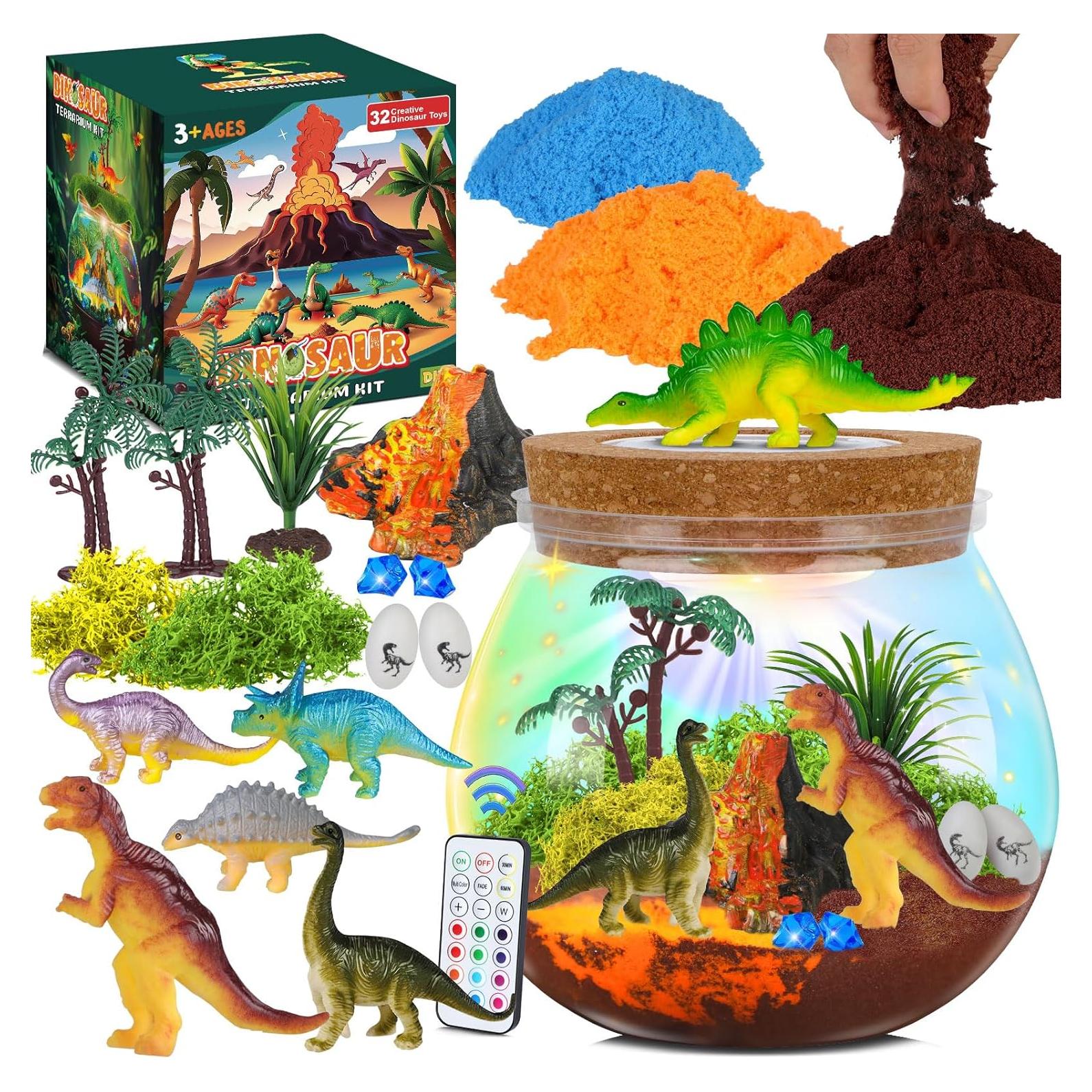 Kit de Terrario de Dinosaurios RONSTONE - Juguetes DIY 0.67 kg
