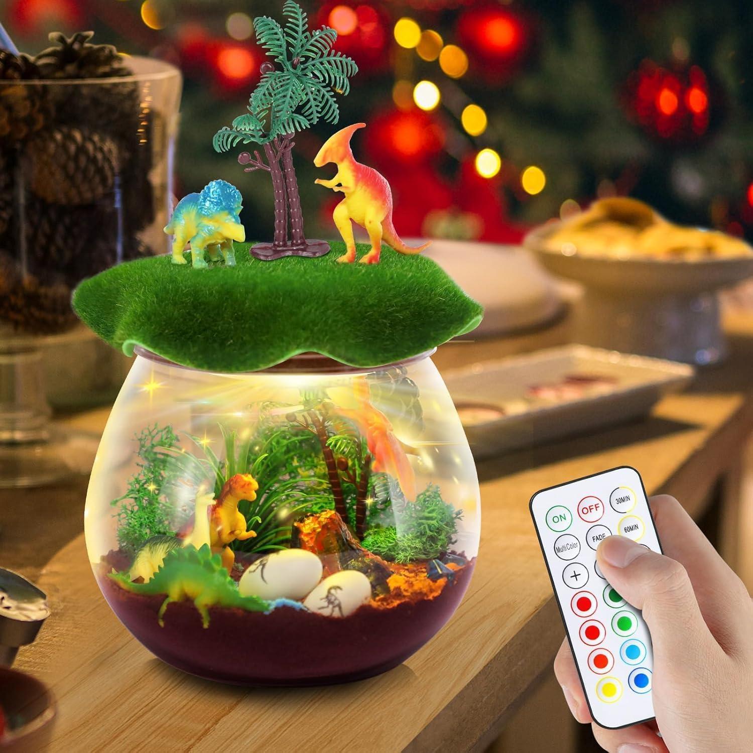 Kit de Terrario de Dinosaurios RONSTONE - Juguetes DIY 0.67 kg