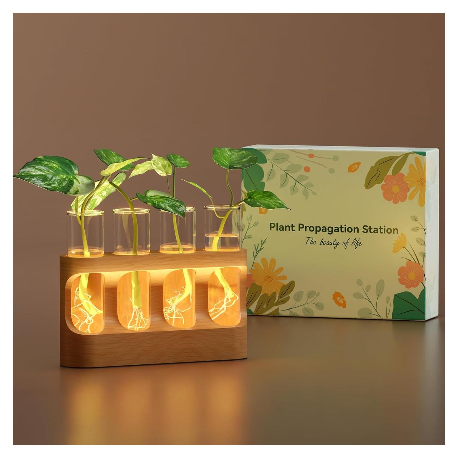 Estación de Propagación de Plantas Lightalent con Luz LED 9 Niveles