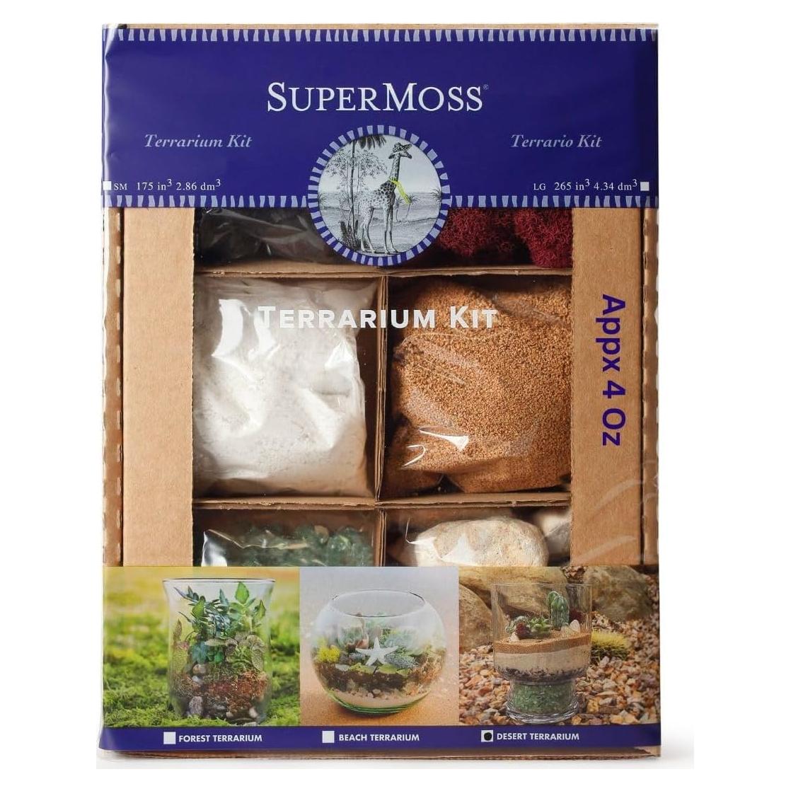 Kit de Terrario del Desierto DIY SuperMoss - 113.4 g