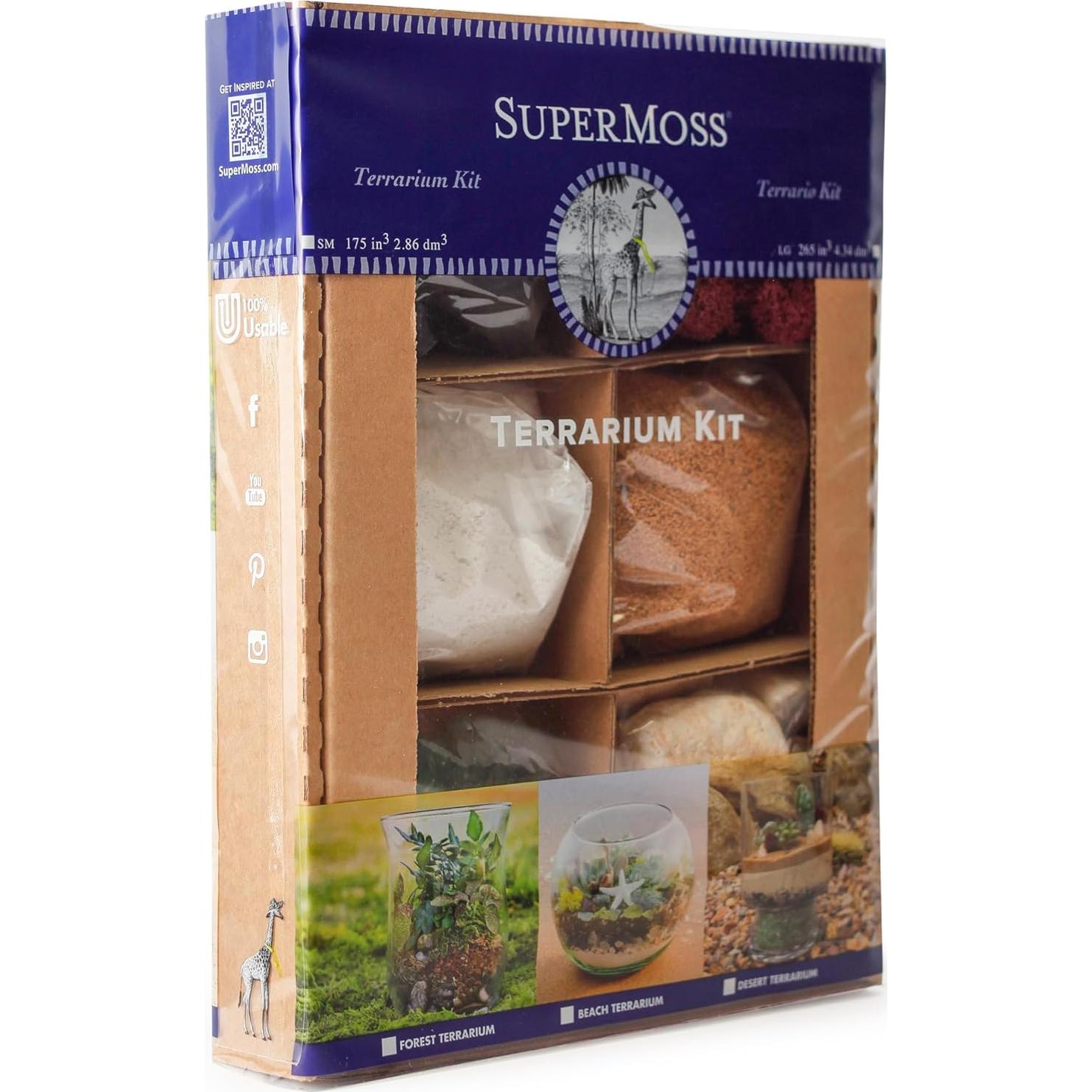 Kit de Terrario del Desierto DIY SuperMoss - 113.4 g