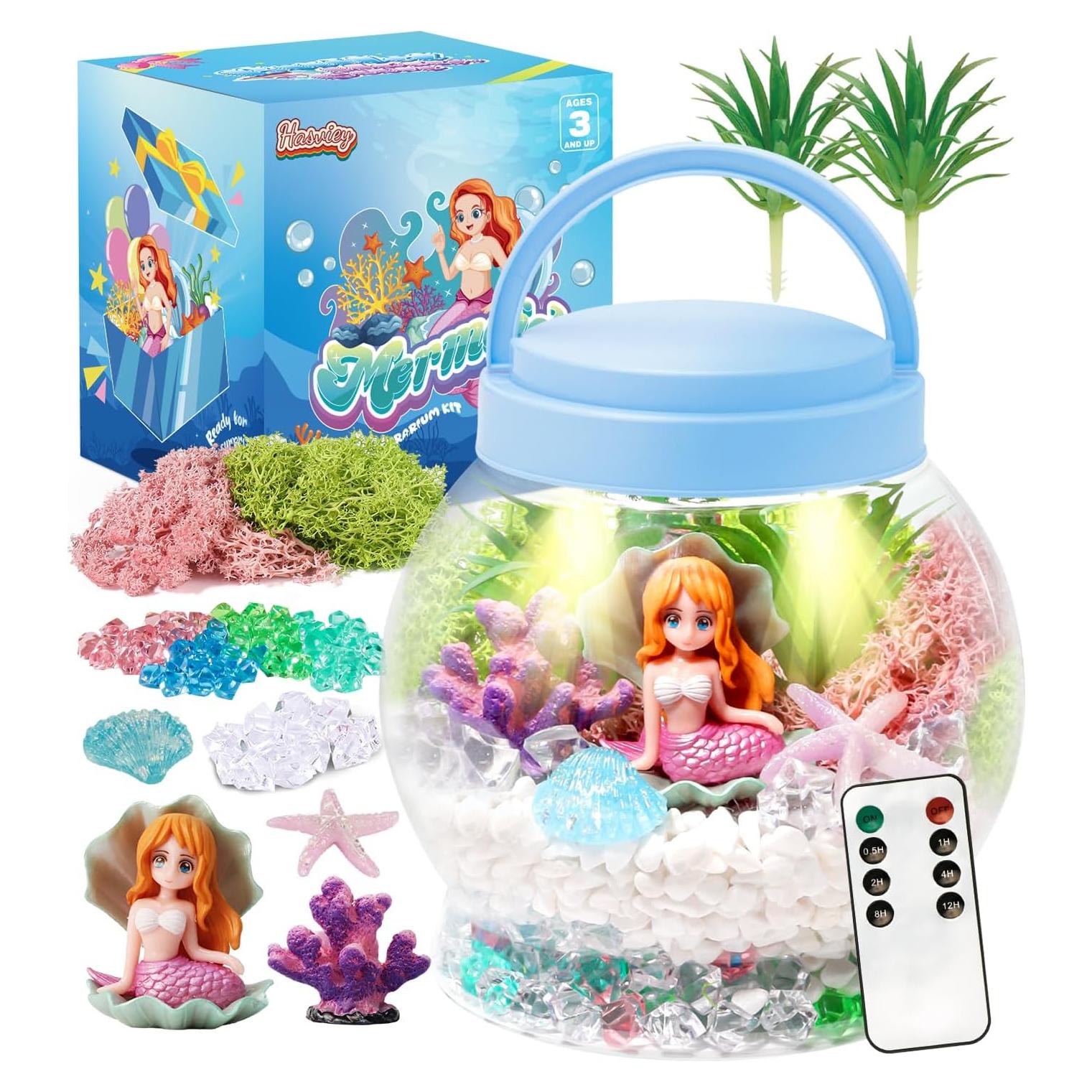 Kit de Terrario Iluminado Hasviey para Niñas 3+ Años