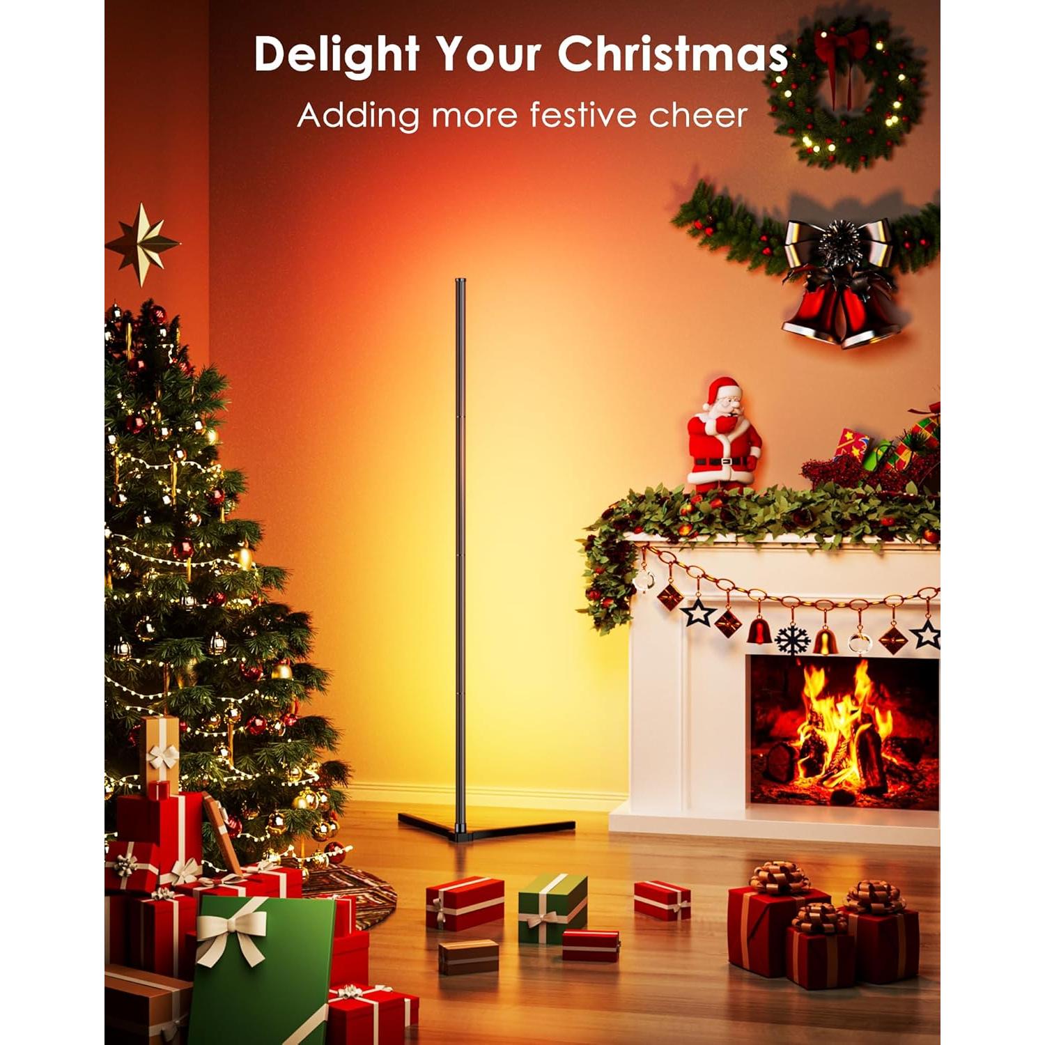 Lámpara de Pie LED RGB CCACC 165 cm Control Remoto APP