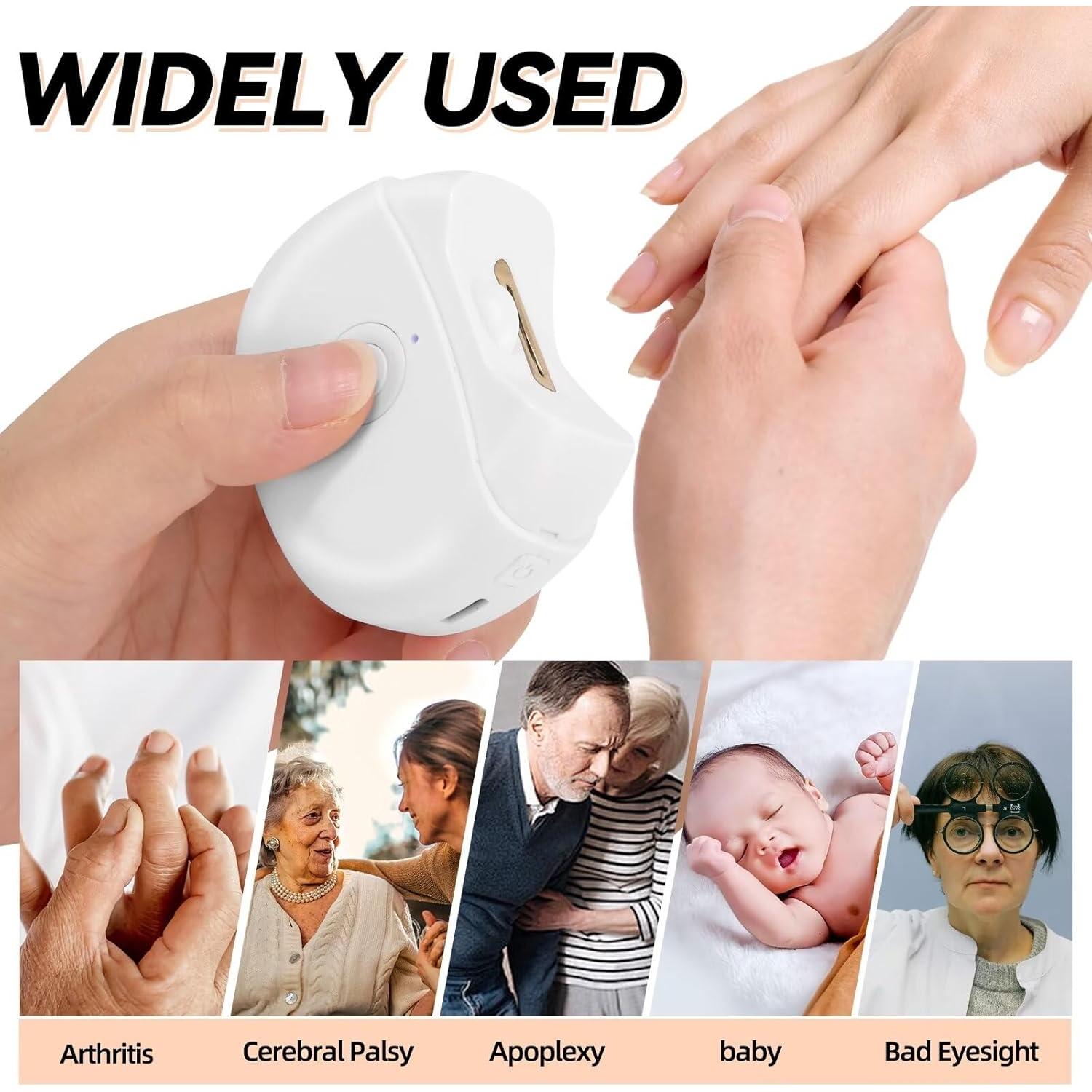 Cortador de Uñas Eléctrico YANWEI 30020 con Luz LED y 2 Velocidades