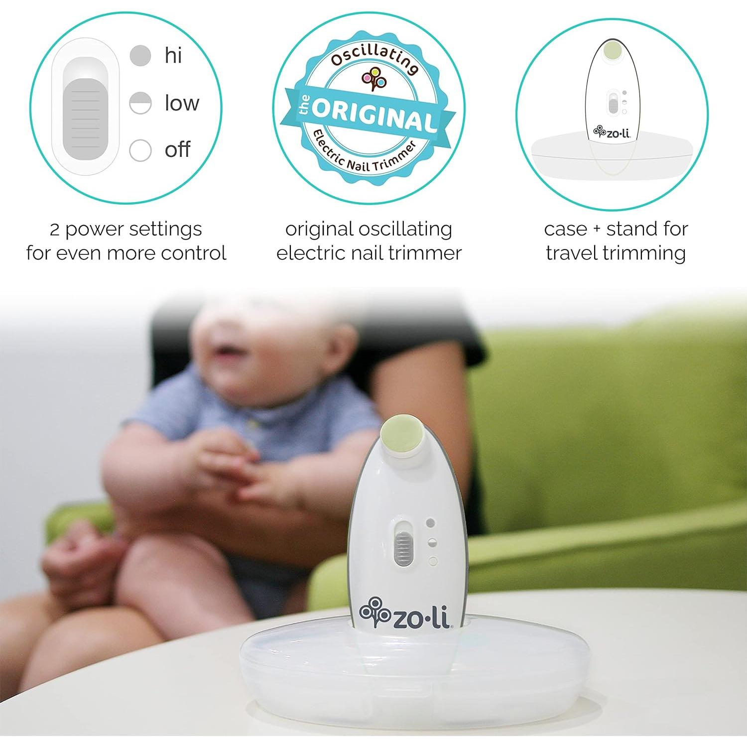 Recortador de Uñas Eléctrico ZoLi Buzz B para Bebés