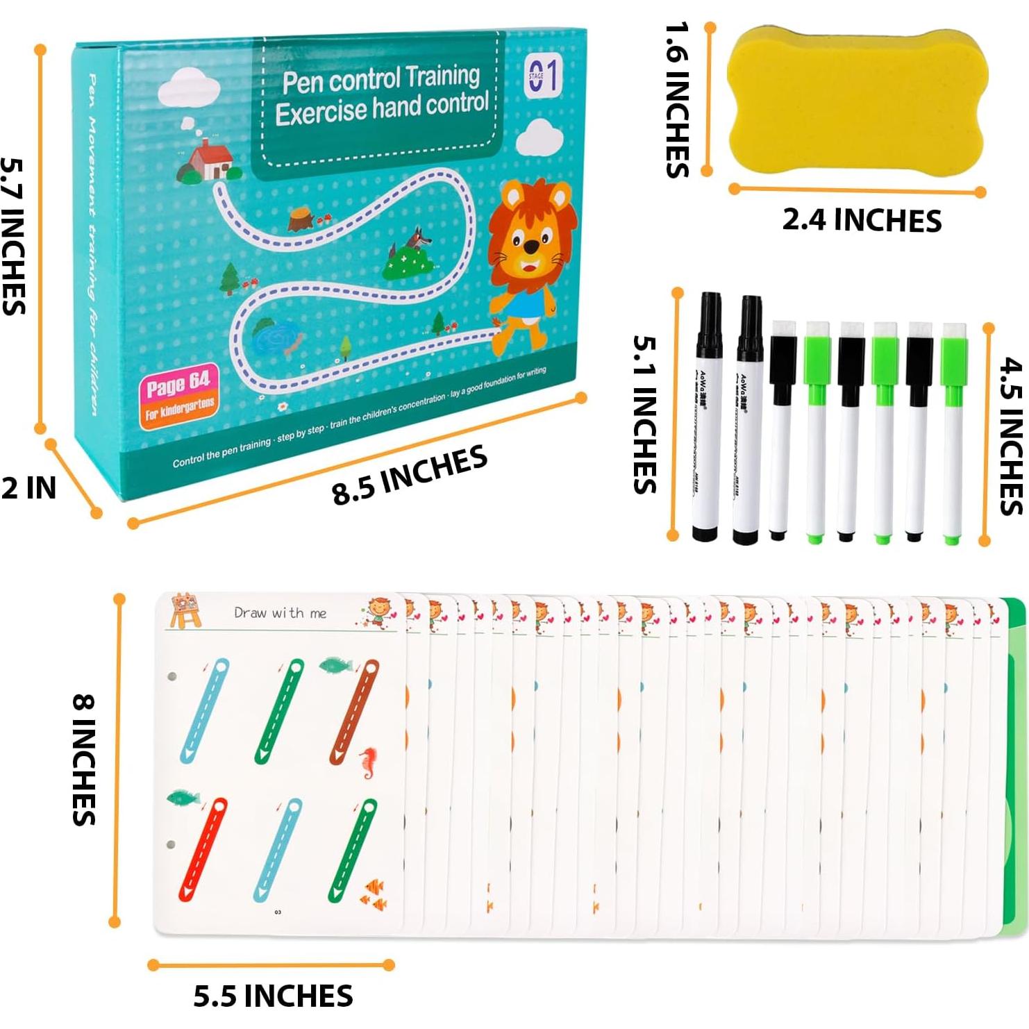 Cuaderno Reutilizable Scribble Smart Genérico Azul 64 Páginas