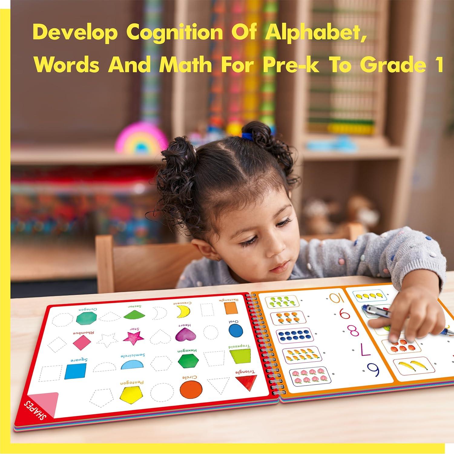 Cuaderno Borrable Educativo Gethelud 40 Páginas Preescolar