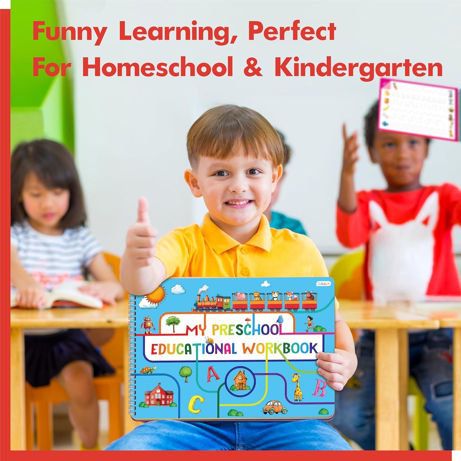 Cuaderno Borrable Educativo Gethelud 40 Páginas Preescolar