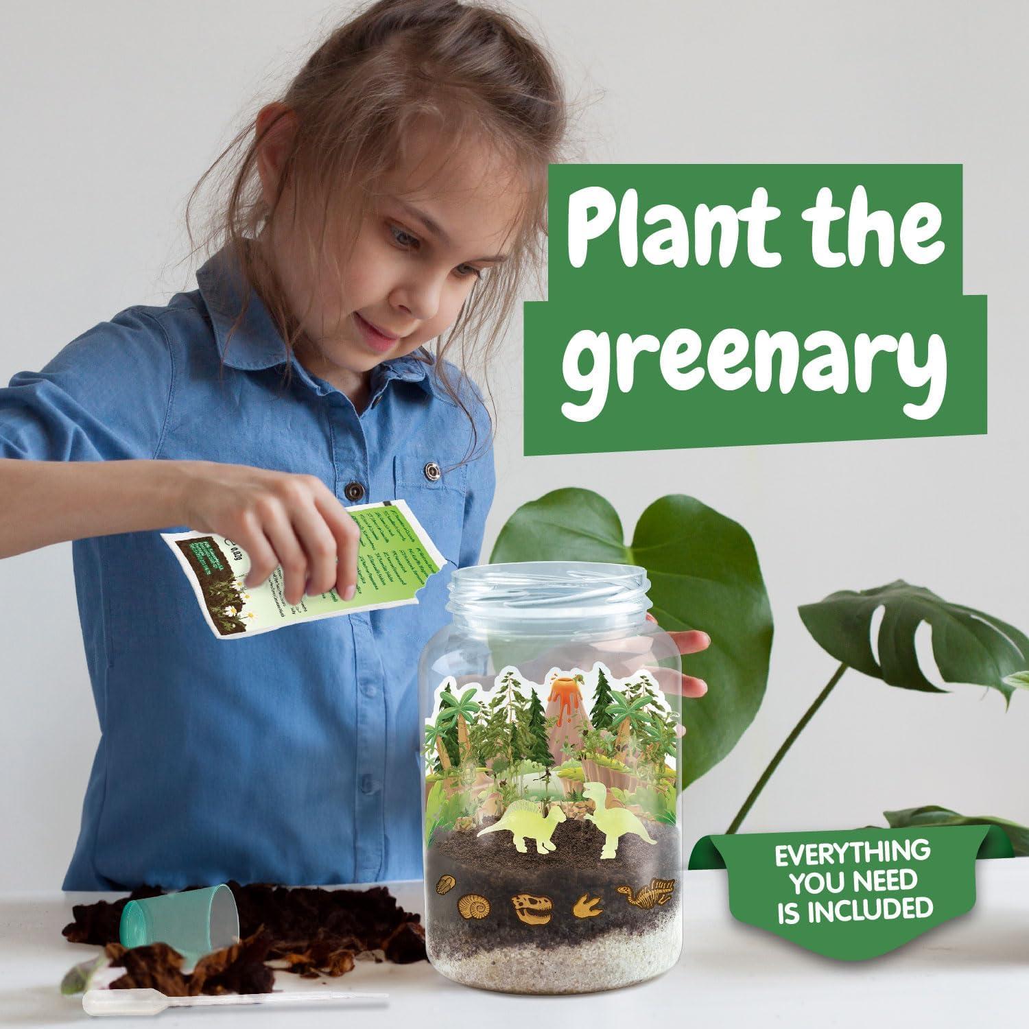 Kit Terrario Dinosaurios Science4you DIY Brilla en la Oscuridad