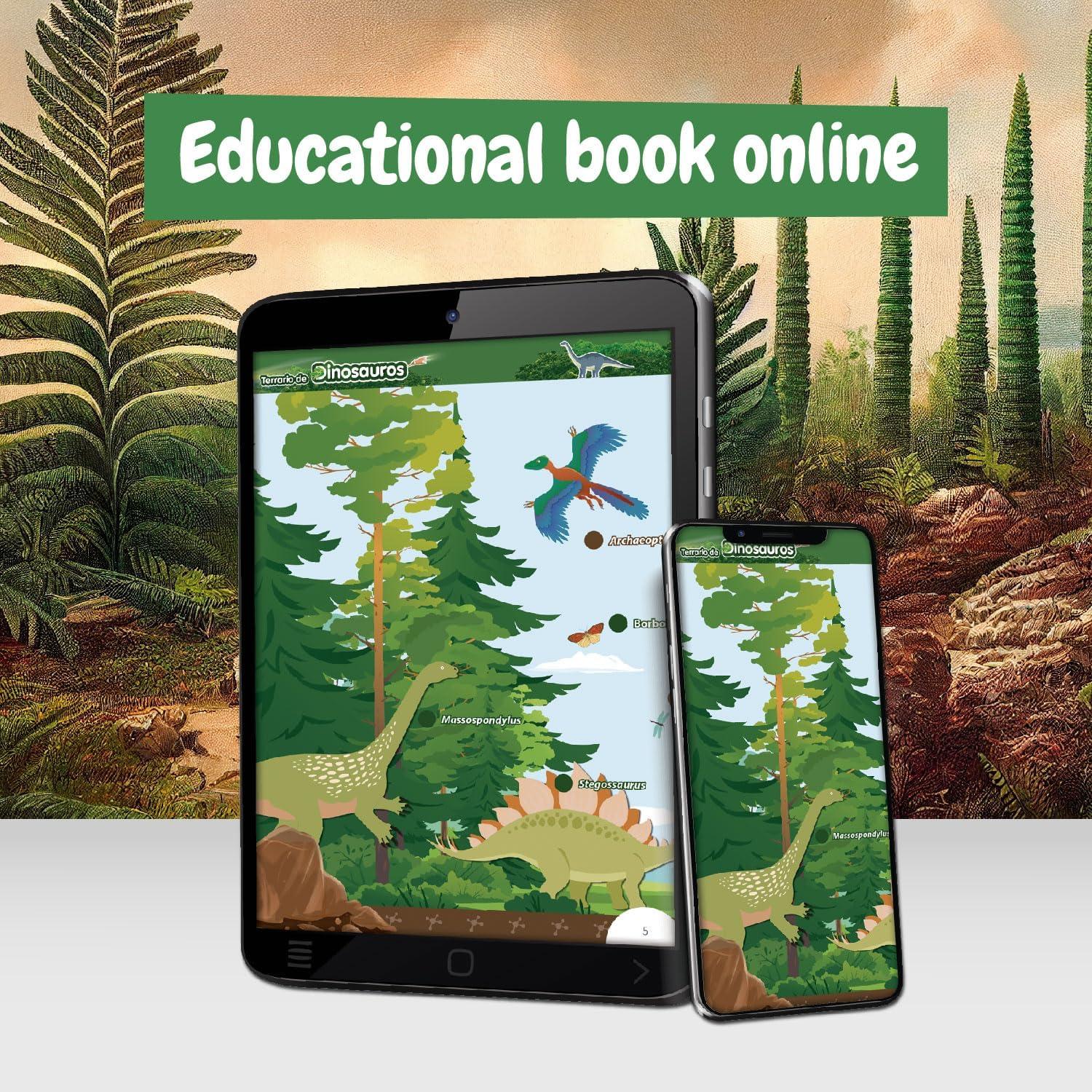 Kit Terrario Dinosaurios Science4you DIY Brilla en la Oscuridad