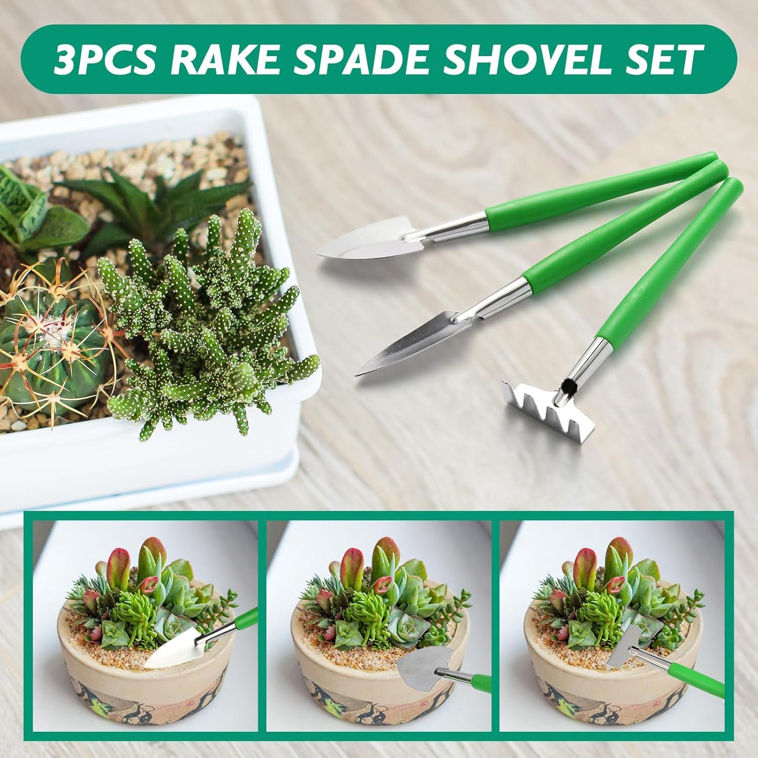 Juego de Herramientas de Jardinería Genérico 57 Piezas para Suculentas