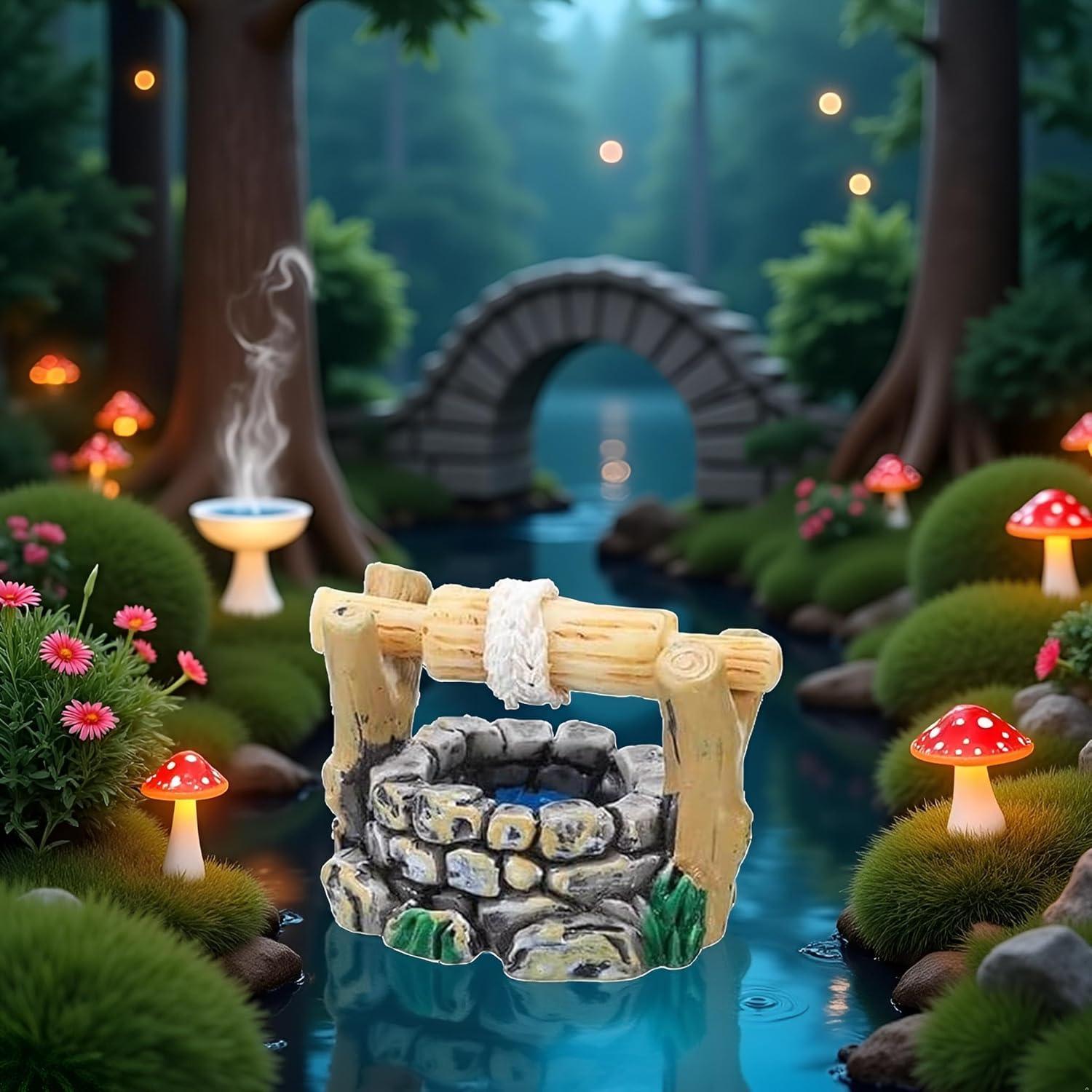 Kit de Accesorios para Jardín de Hadas ZhangyiHot - Miniaturas Decorativas