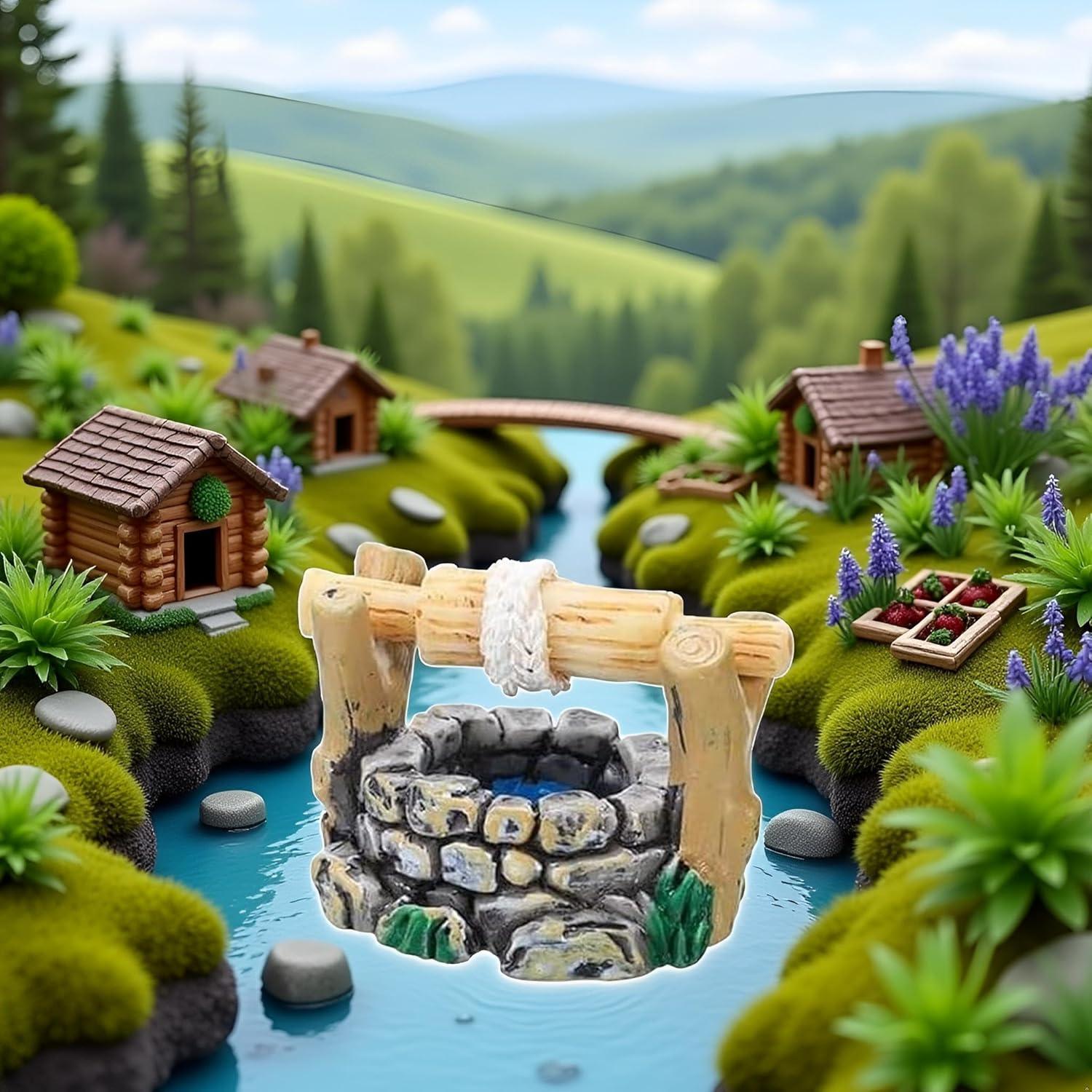 Kit de Accesorios para Jardín de Hadas ZhangyiHot - Miniaturas Decorativas
