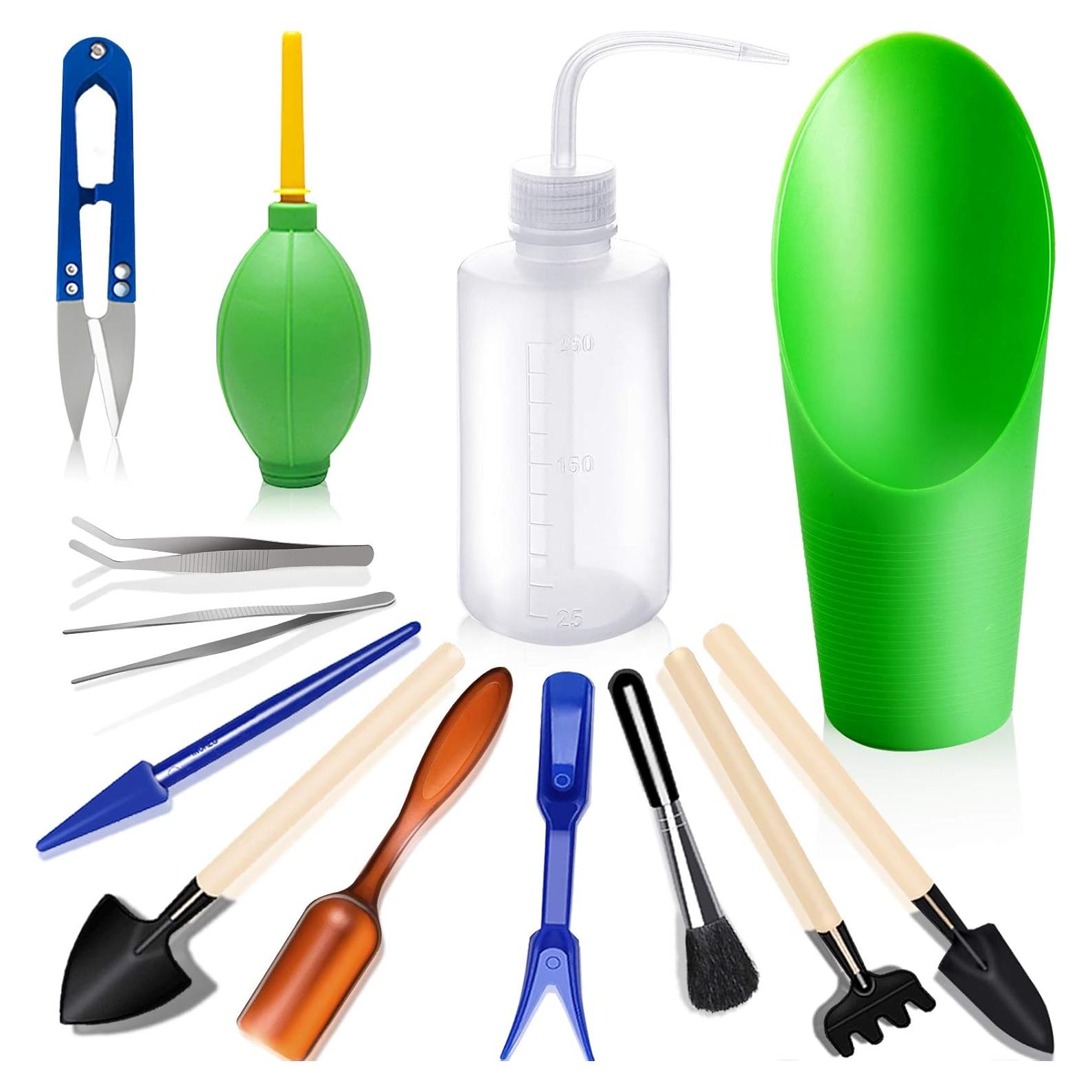 Conjunto de Herramientas de Jardín Mini LLL 13 Pcs para Suculentas