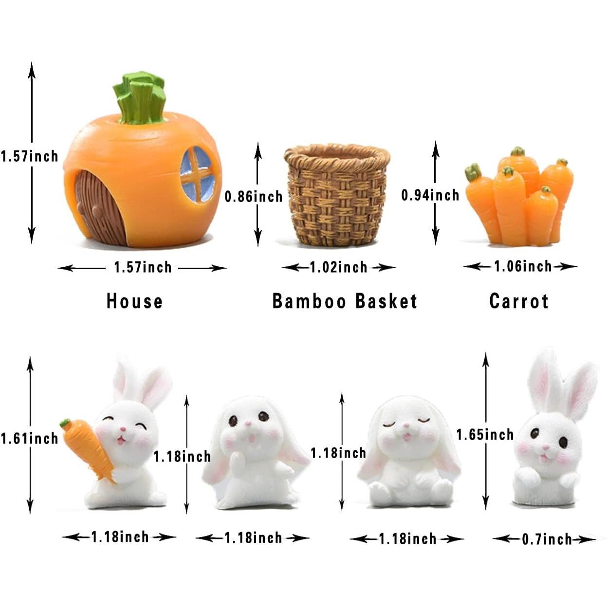 Kit de Accesorios para Jardín de Hadas LONCESS - 14 Piezas