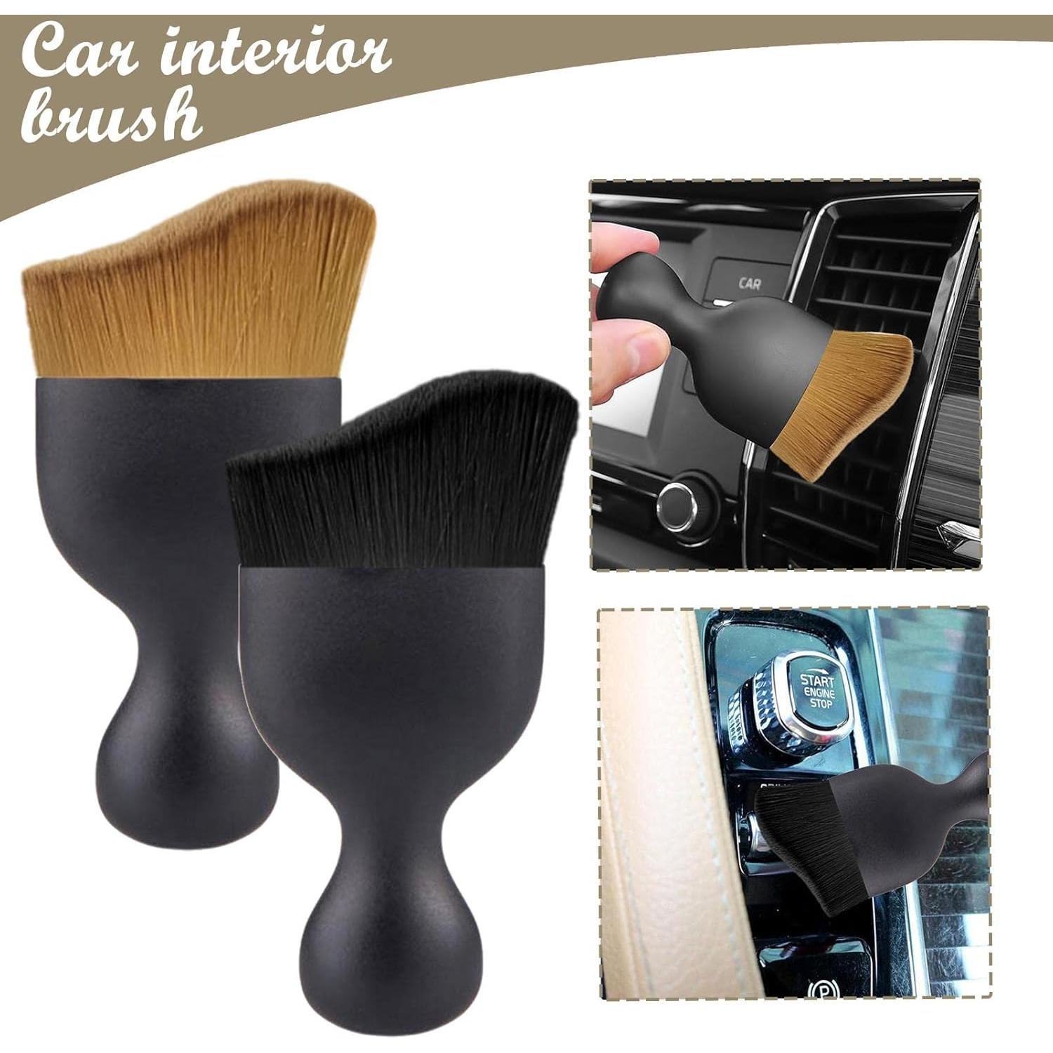 Cepillo de Limpieza Interior de Auto Genérico 10x5 cm Nylon