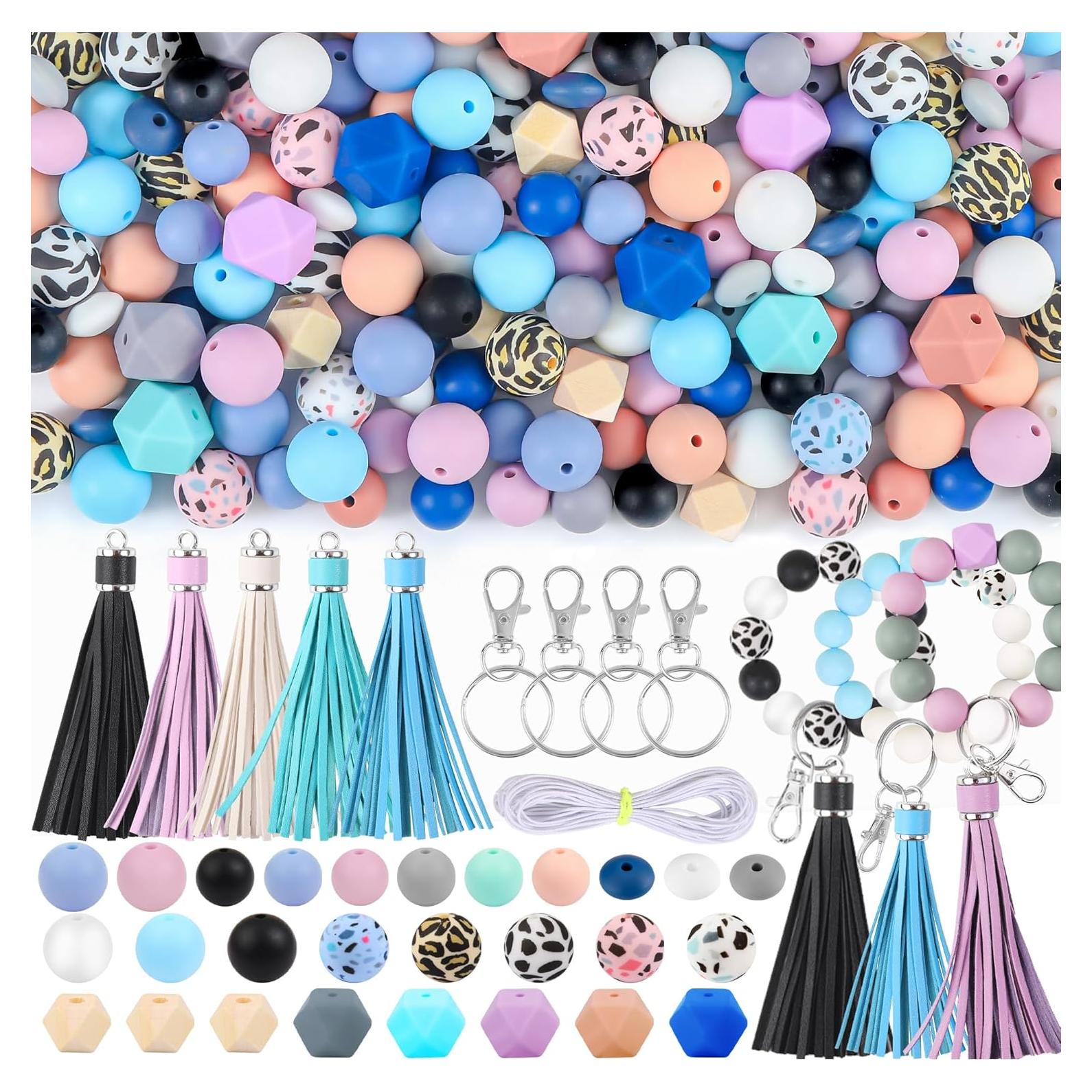 Kit de Perlas de Silicona CZWZ 141pcs para Manualidades