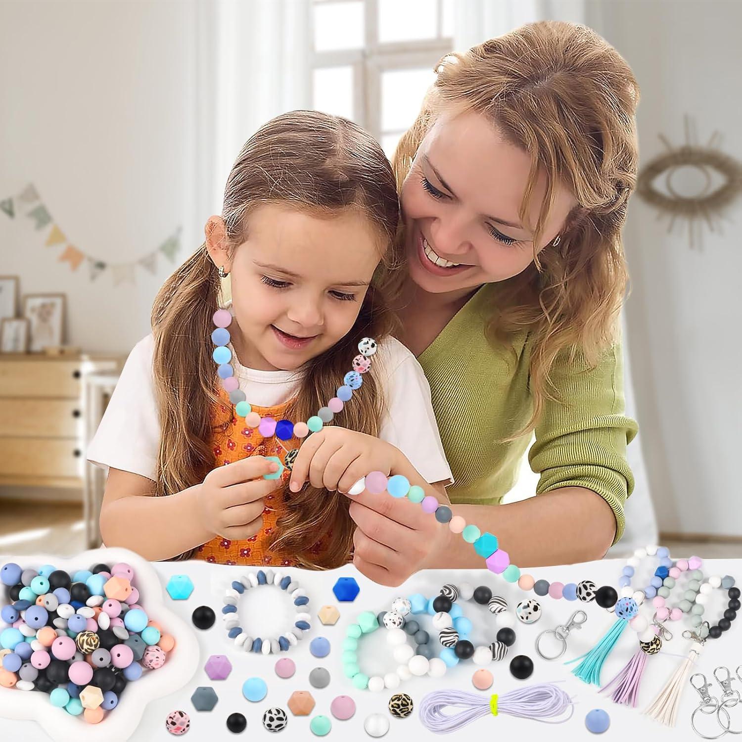 Kit de Perlas de Silicona CZWZ 141pcs para Manualidades