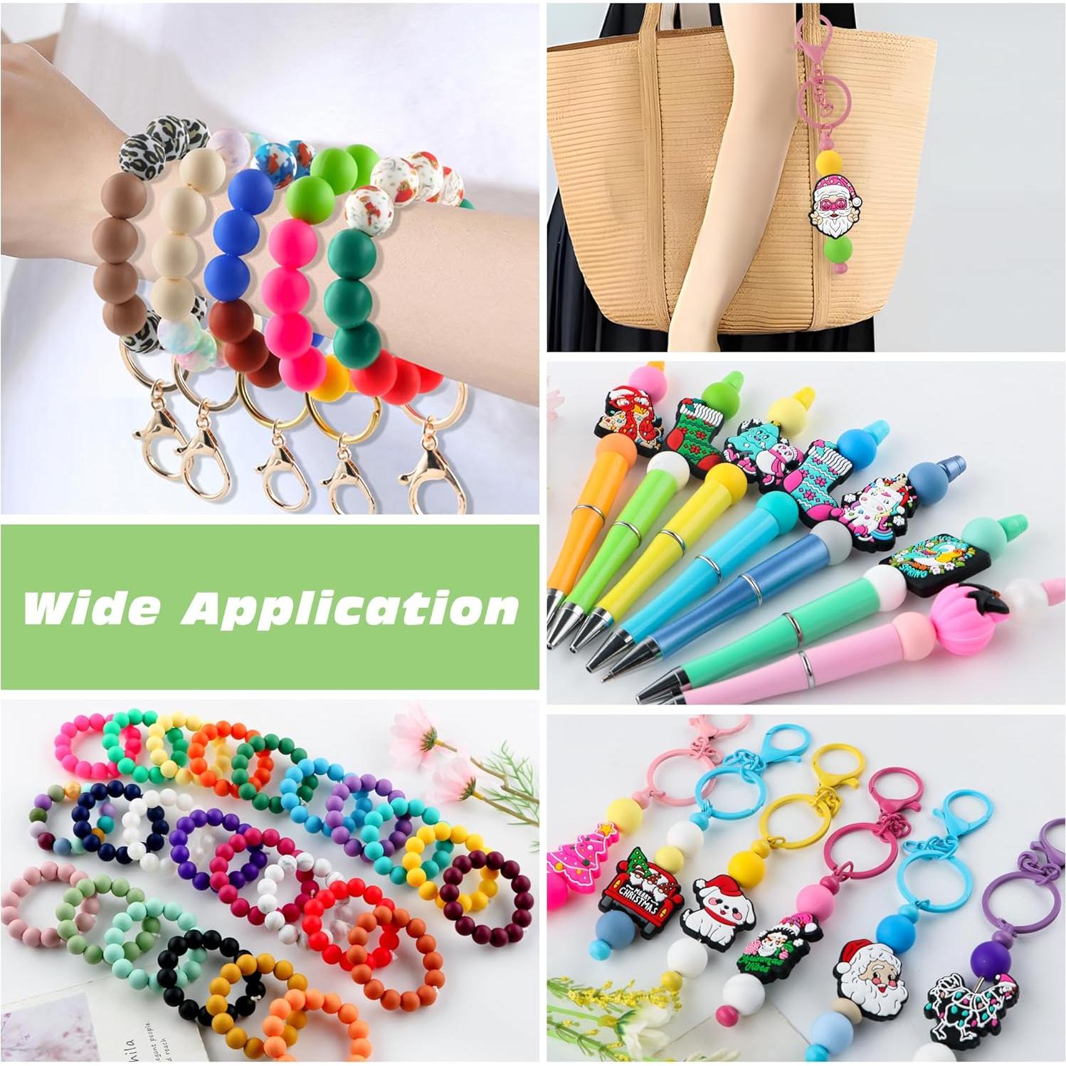 Perlas de Silicona 12mm Sunrony 240 Pcs Multicolor DIY