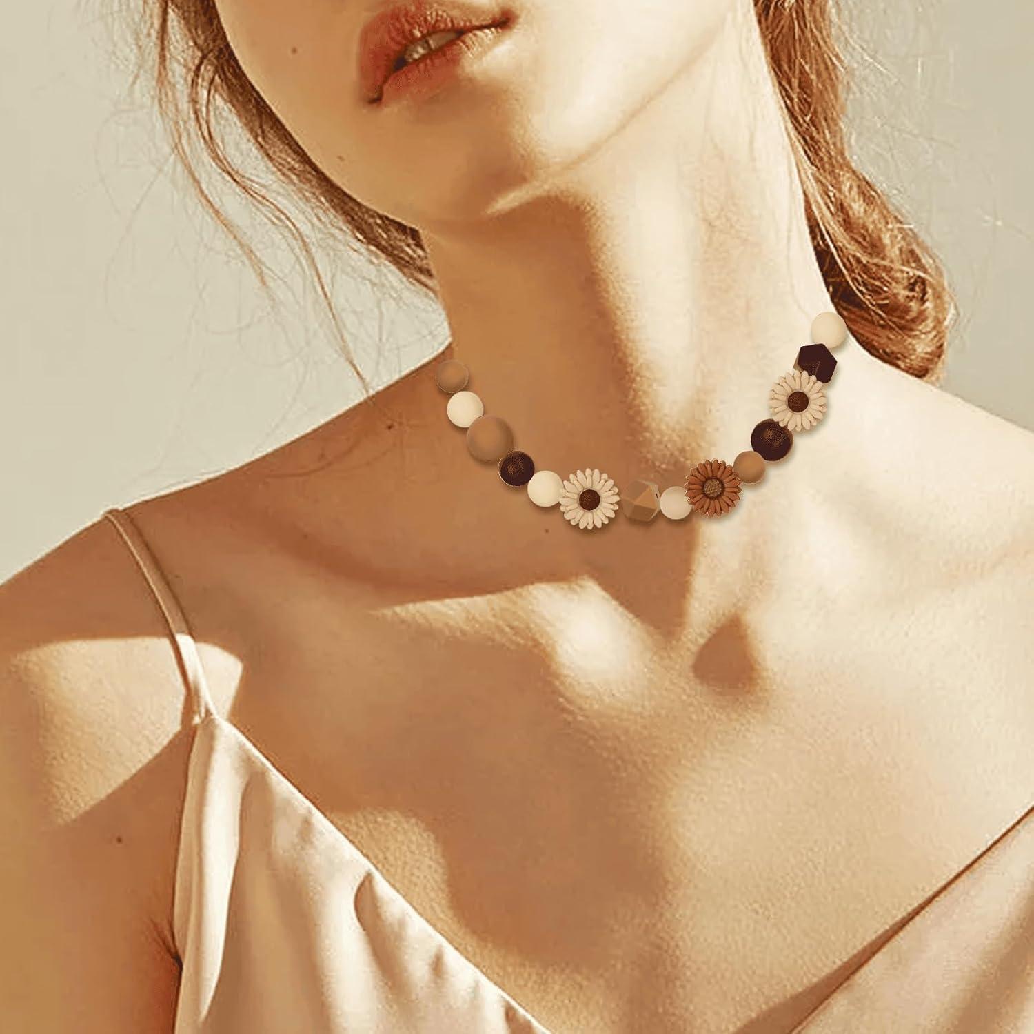 100 Perlas de Silicona Wezdopu para Joyería DIY Coloridas