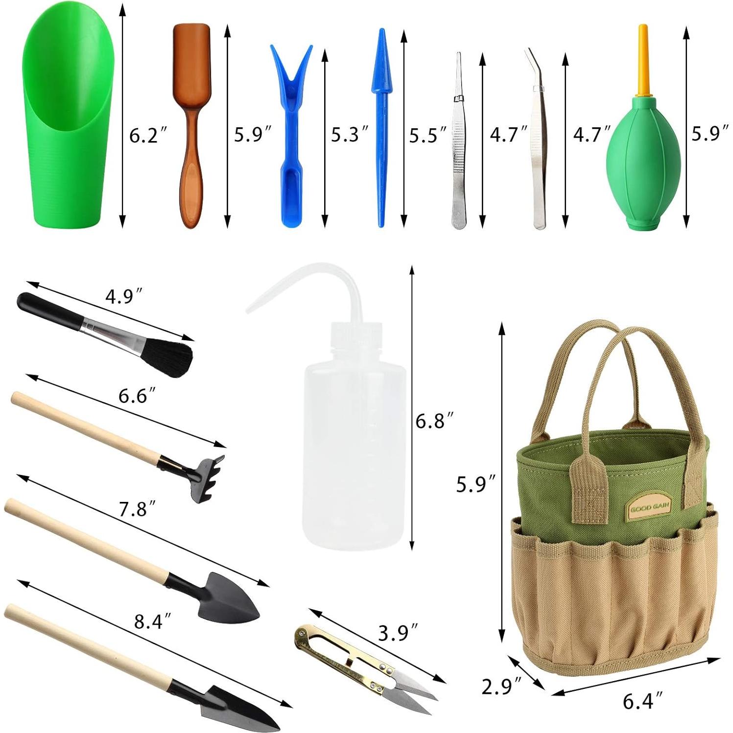 Kit de Herramientas para Suculentas G GOOD GAIN 13 Piezas