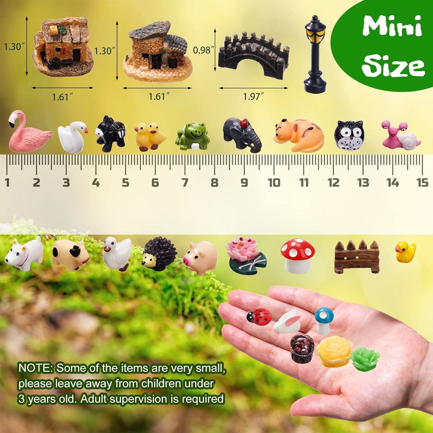 Kit de Jardín en Miniatura Yalikop - 200 Piezas Decorativas