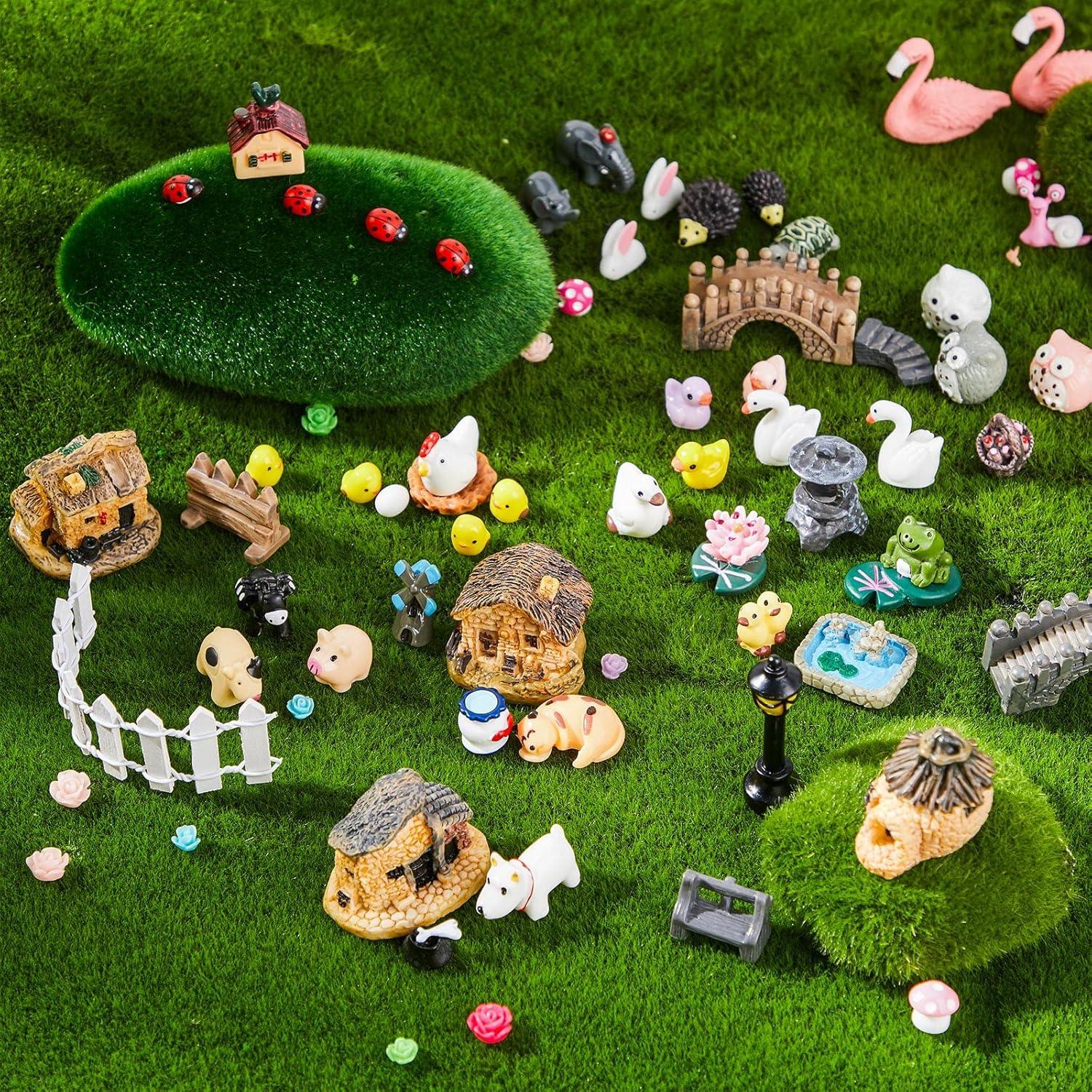 Kit de Jardín en Miniatura Yalikop - 200 Piezas Decorativas