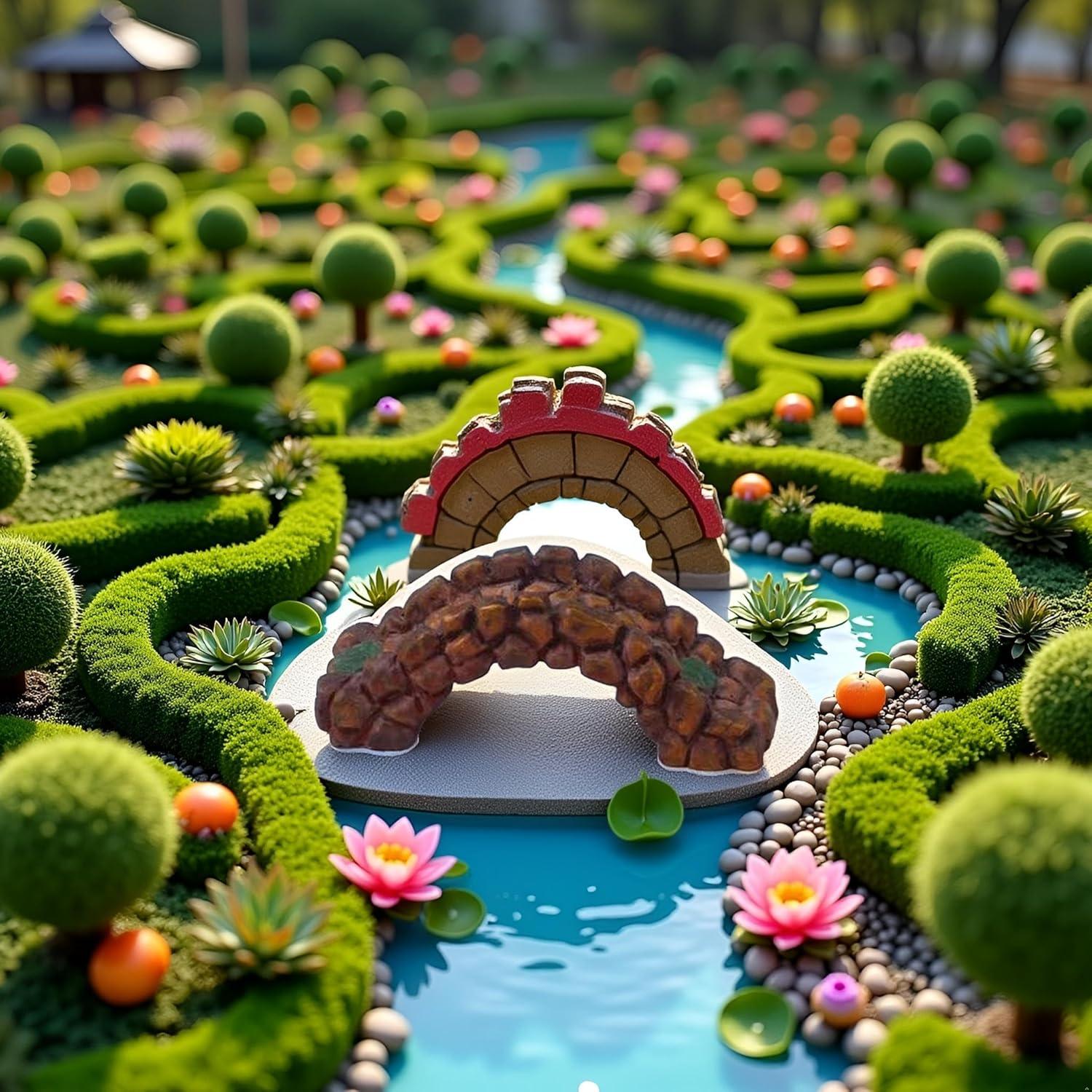 Kit de Accesorios para Jardín de Hadas ZhangyiHot Miniaturas