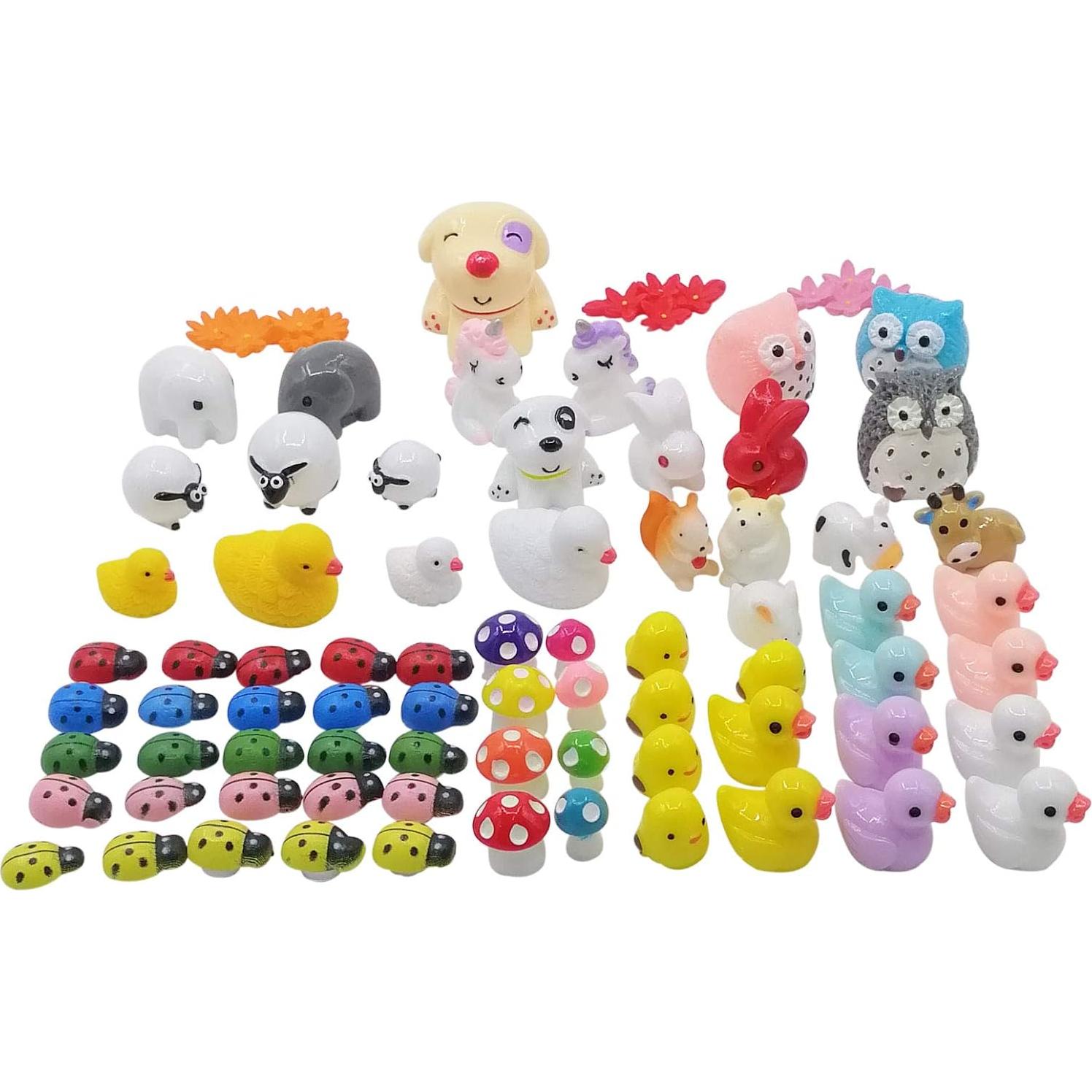 Kit de Adornos Miniatura EMiEN 74 Piezas para Jardín