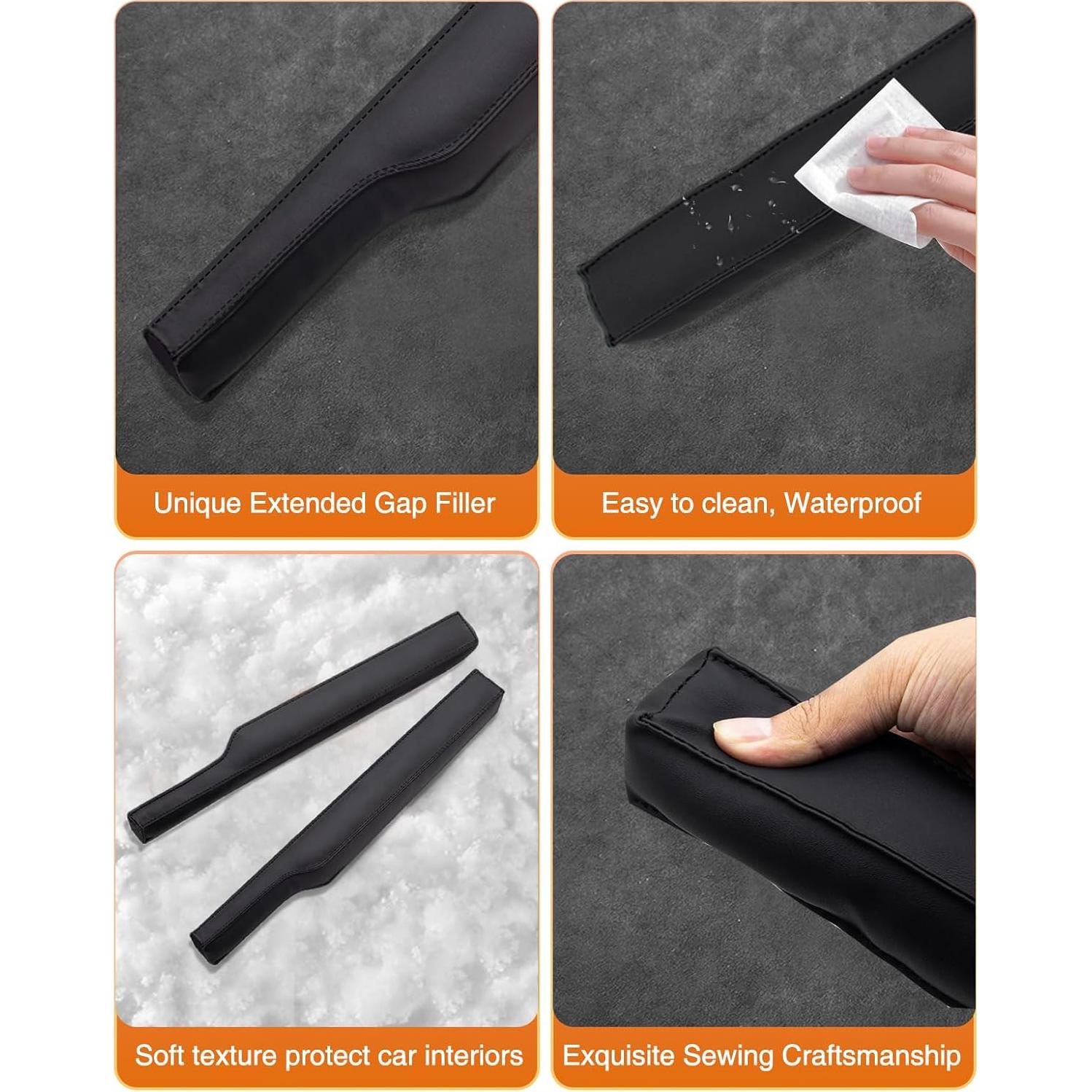 Relleno de Espacio entre Asientos iVaristle Negro - 2 Piezas