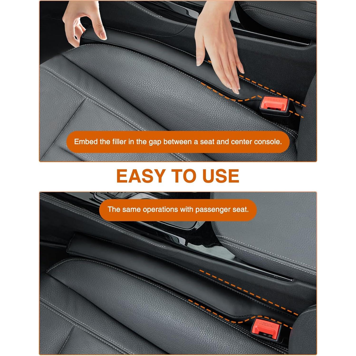 Relleno de Espacio entre Asientos iVaristle Negro - 2 Piezas