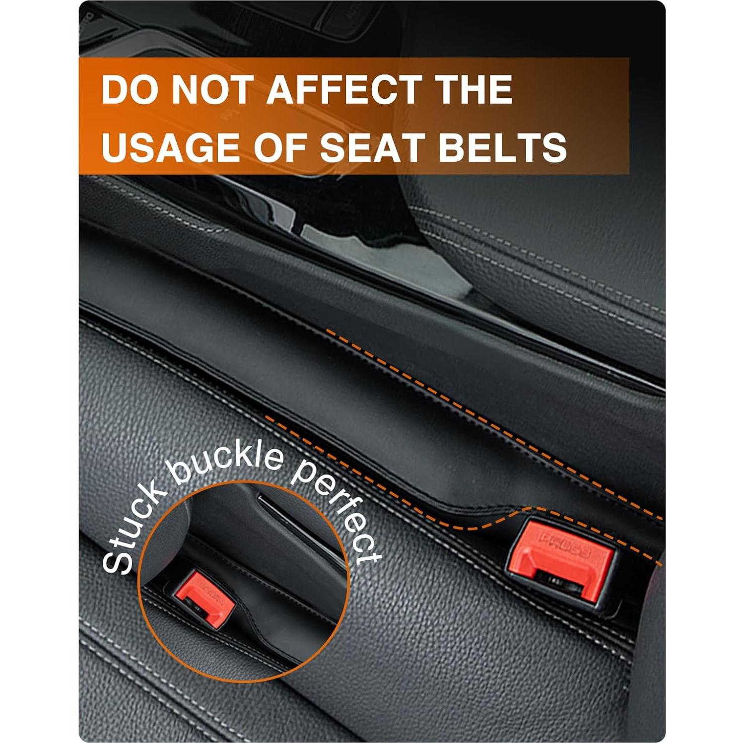 Relleno de Espacio entre Asientos iVaristle Negro - 2 Piezas