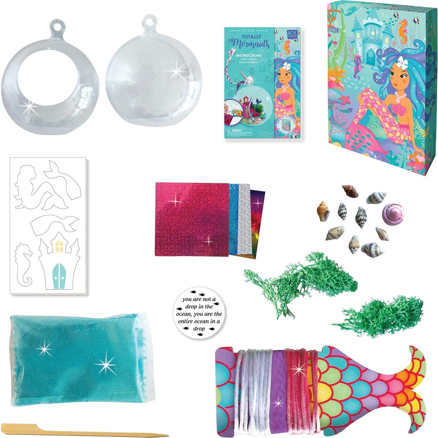 Kit de Terrario DIY Sirenas BOX CANDIY 4.06x17.02cm