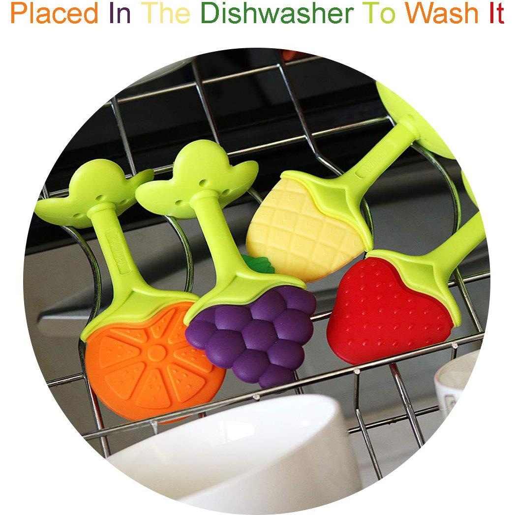 Juguetes de Dentición para Bebés 6 Piezas Silicona BPA Libre