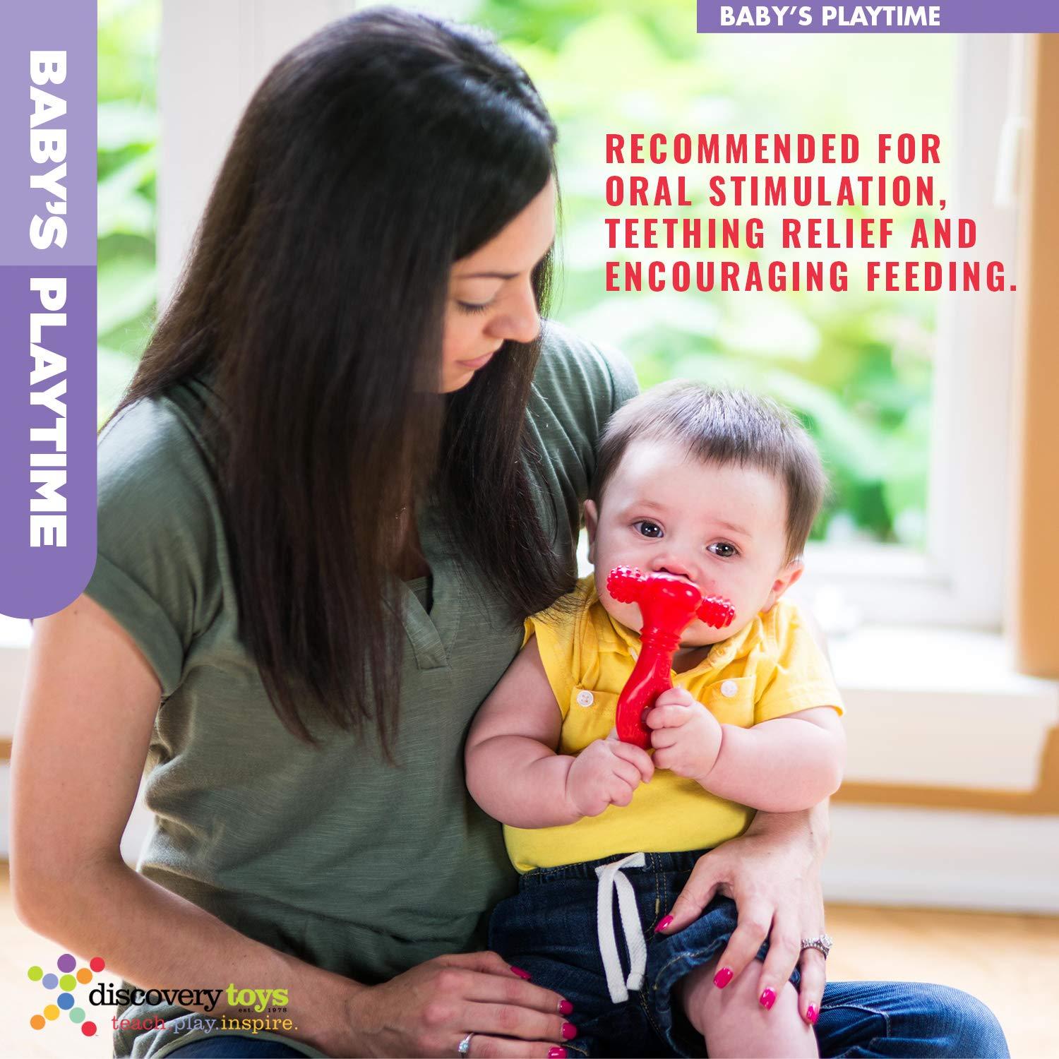 Mordedor Super Yummy Discovery Toys | 5 Texturas para Bebé