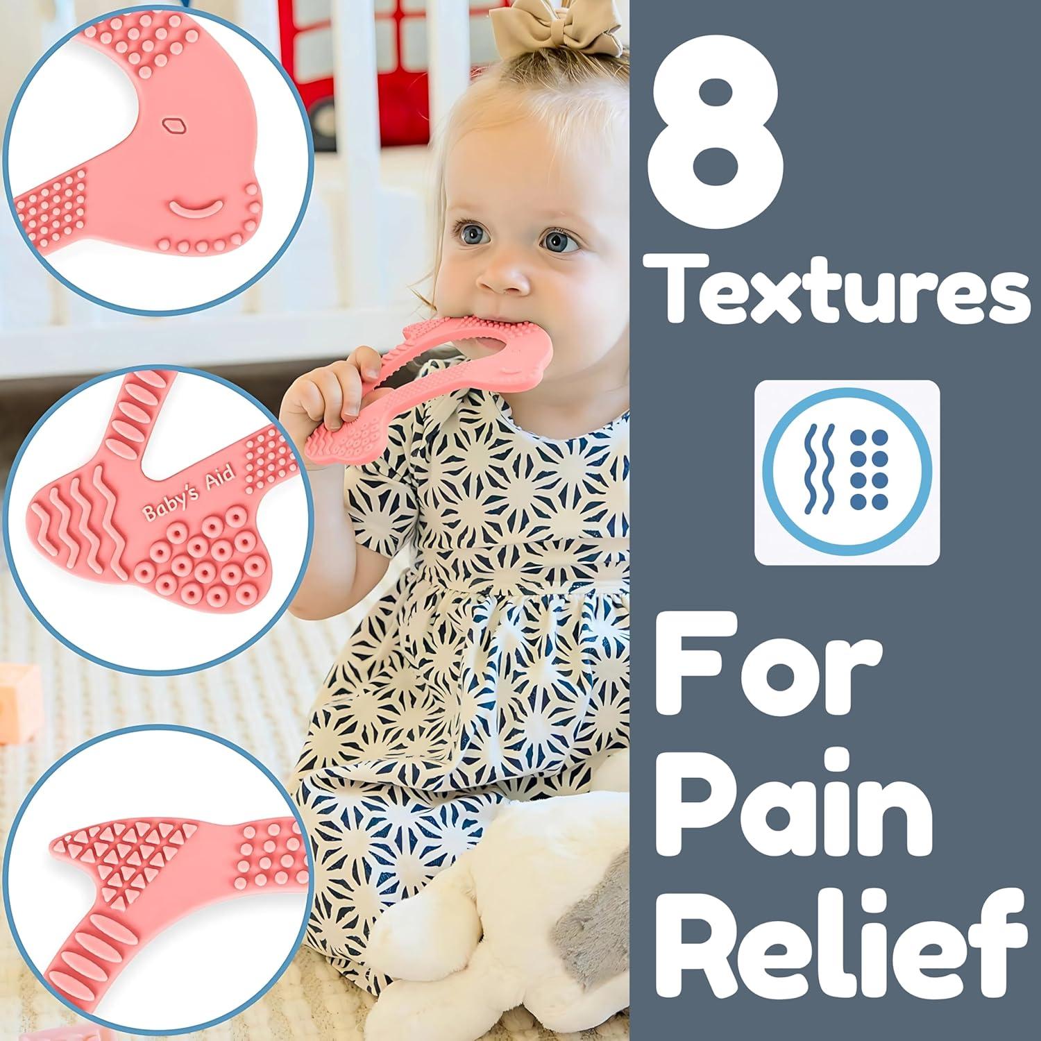 Mordedor de Dentición Delfín Silicona 100% Libre BPA 3M+