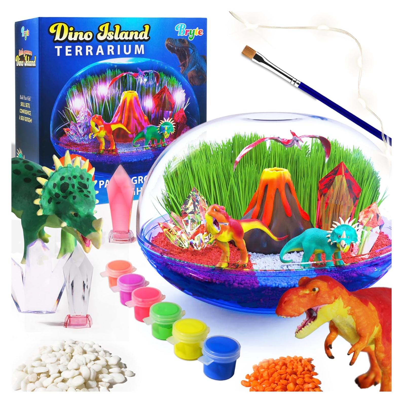 Kit de Terrario de Dinosaurio Bryte - DIY con Luces LED