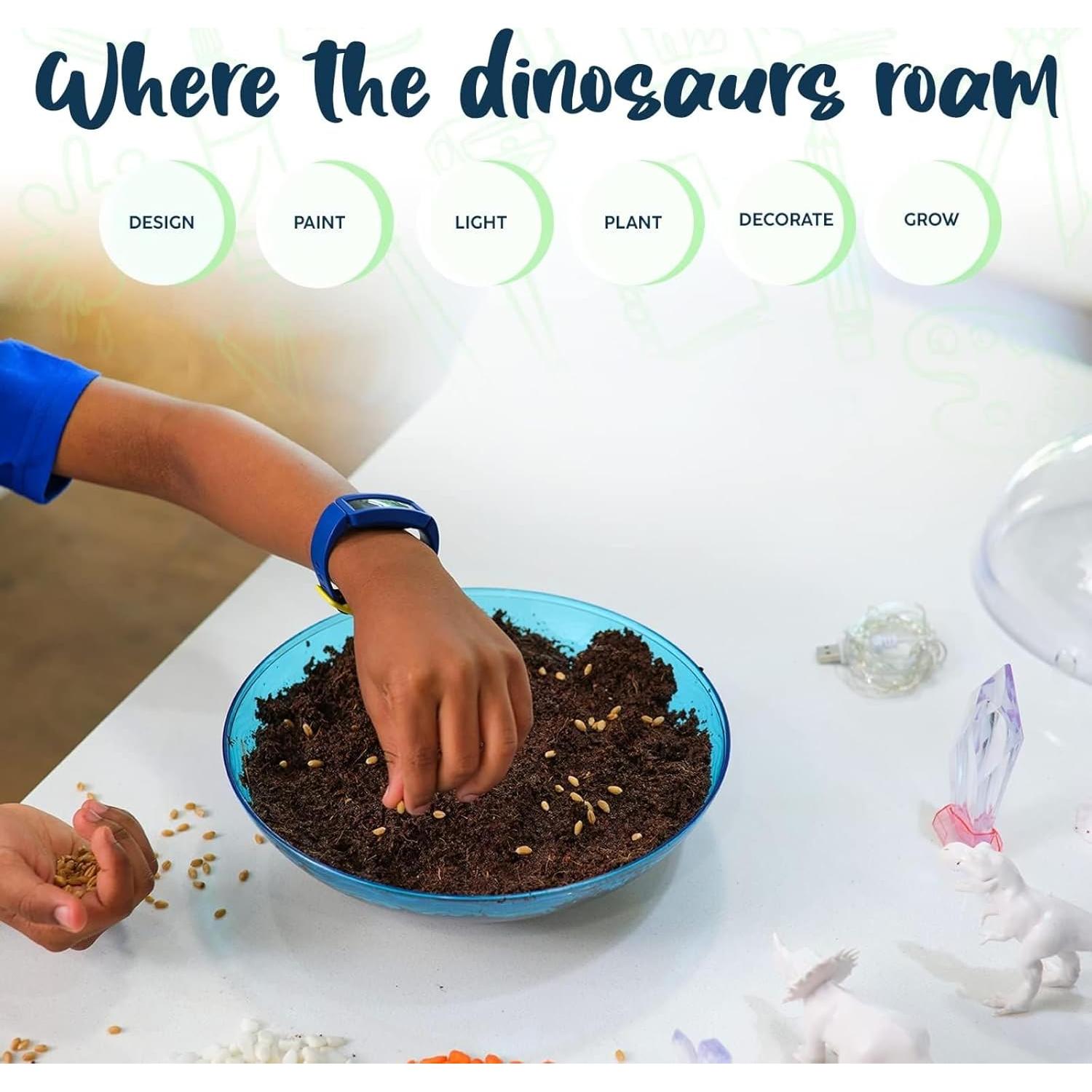 Kit de Terrario de Dinosaurio Bryte - DIY con Luces LED