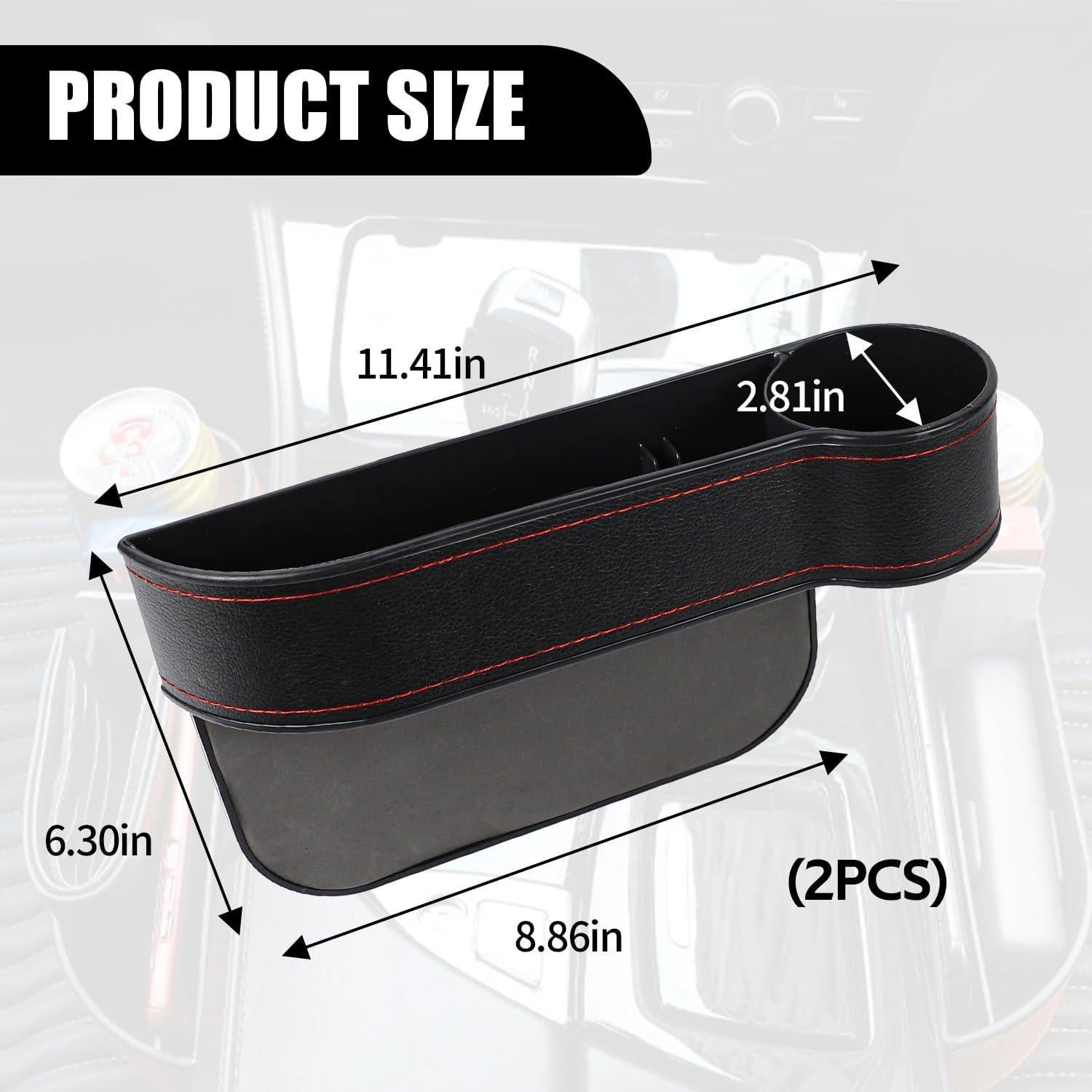 Organizador de Asiento de Coche Hbxdeco Negro Pasajero