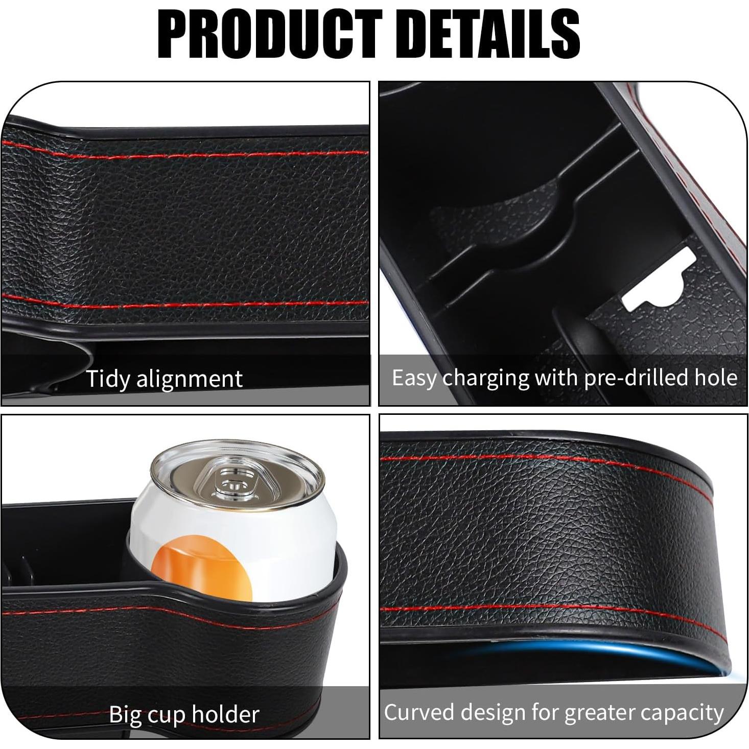 Organizador de Asiento de Coche Hbxdeco Negro Pasajero