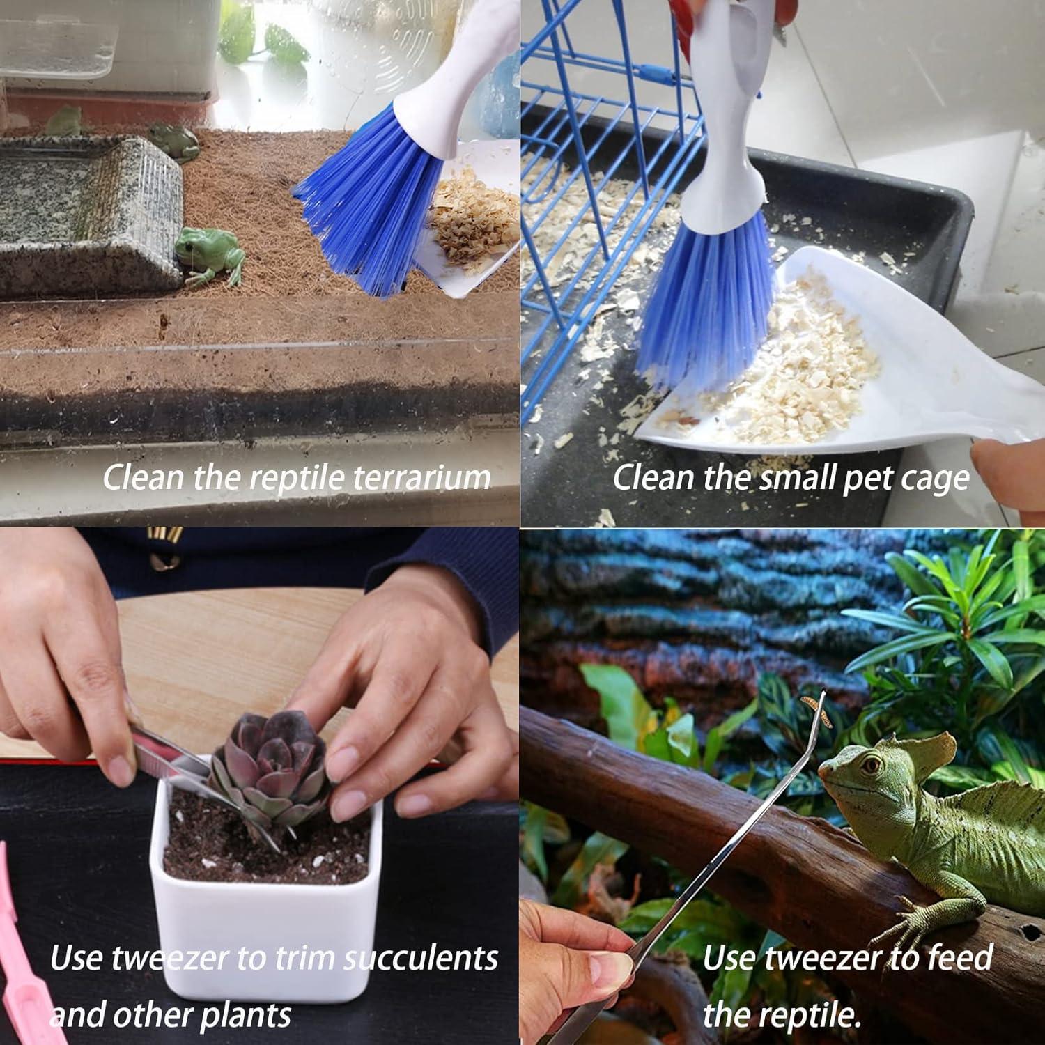 Kit de Limpieza para Mascotas Tfwadmx - 3 Piezas, Acero Inoxidable