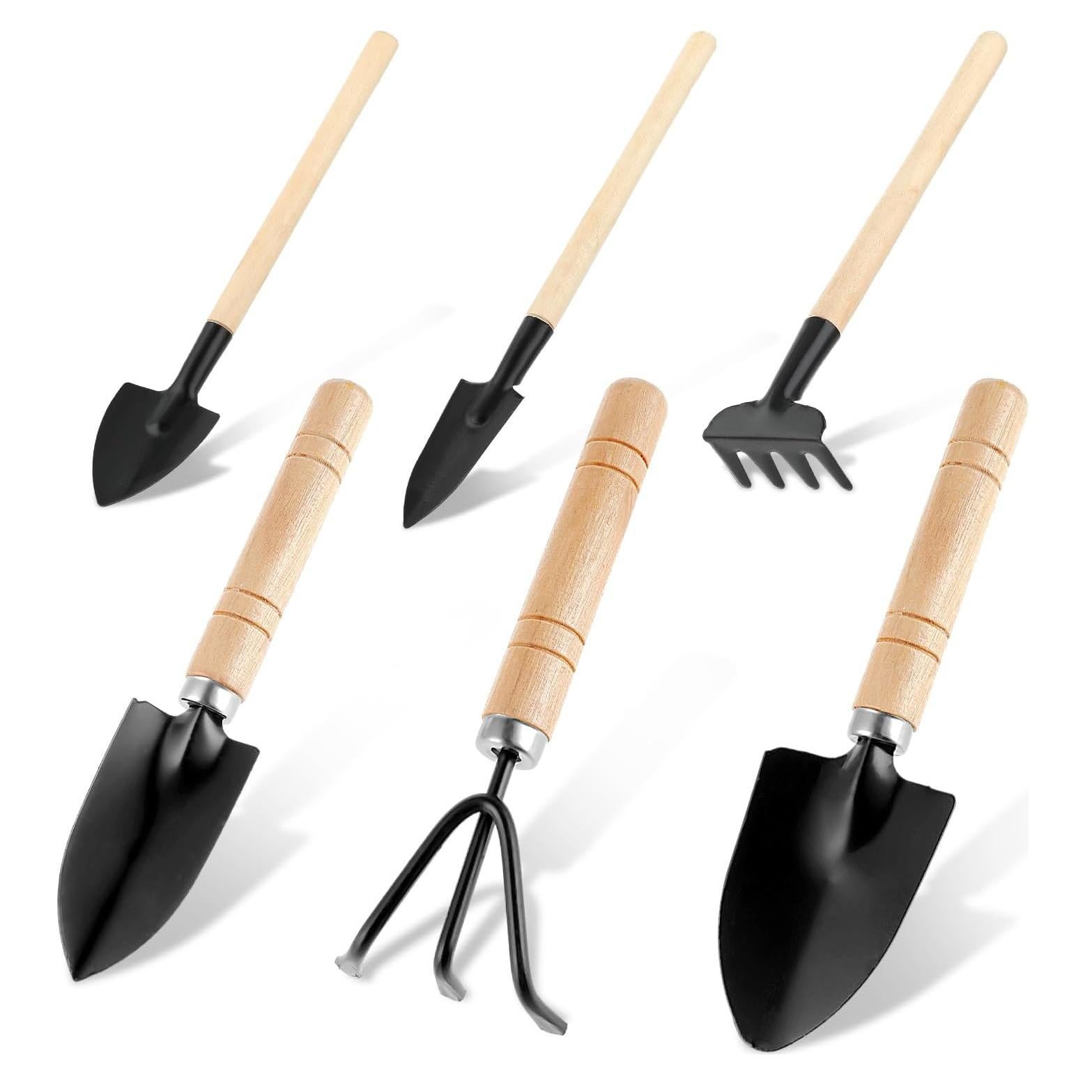 Kit de Jardinería Miniatura 6 Pcs Sibba - Herramientas de Interior