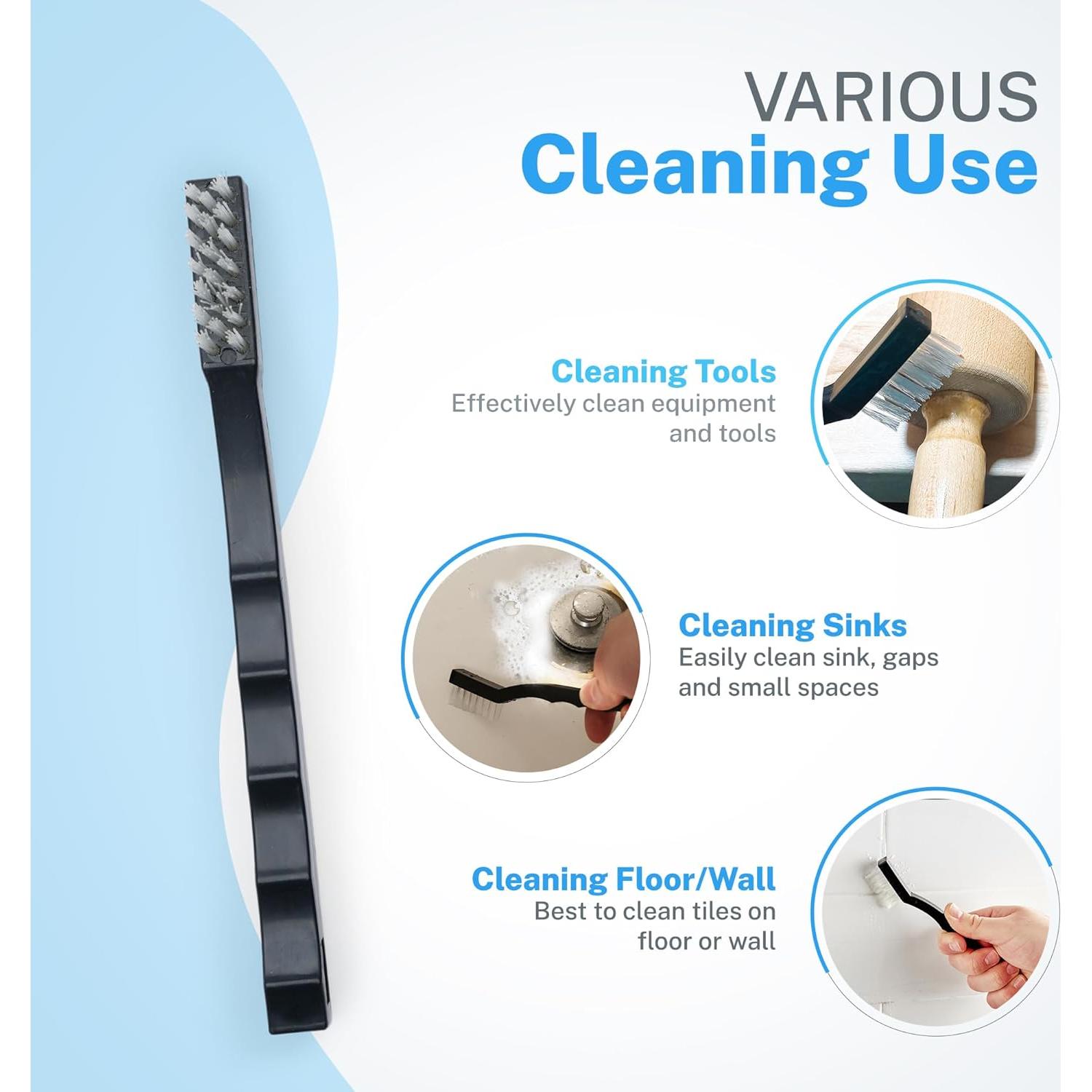 Cepillo de Detalle Nanoskin 85-646 Nylon 19 cm Ergonómico