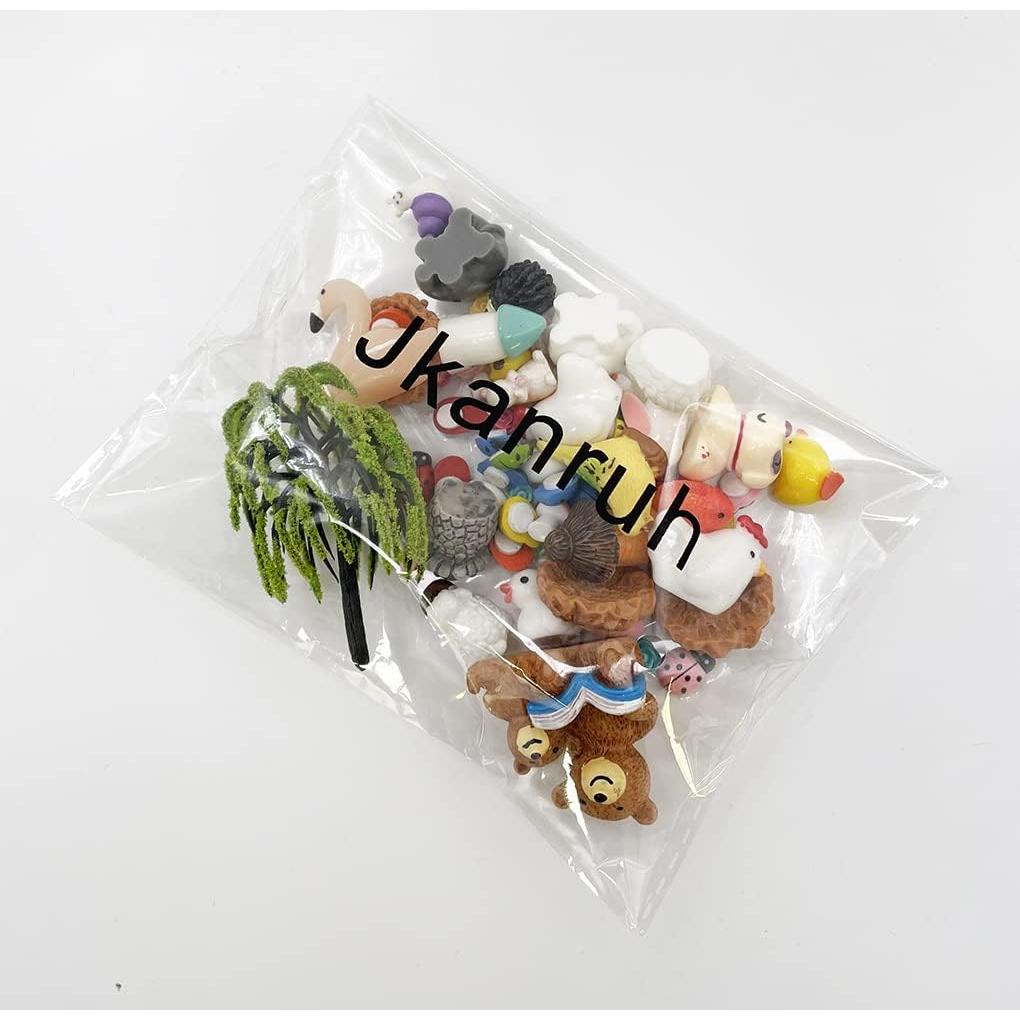 101 Piezas Animales Miniatura JKanruh para Jardín de Hadas