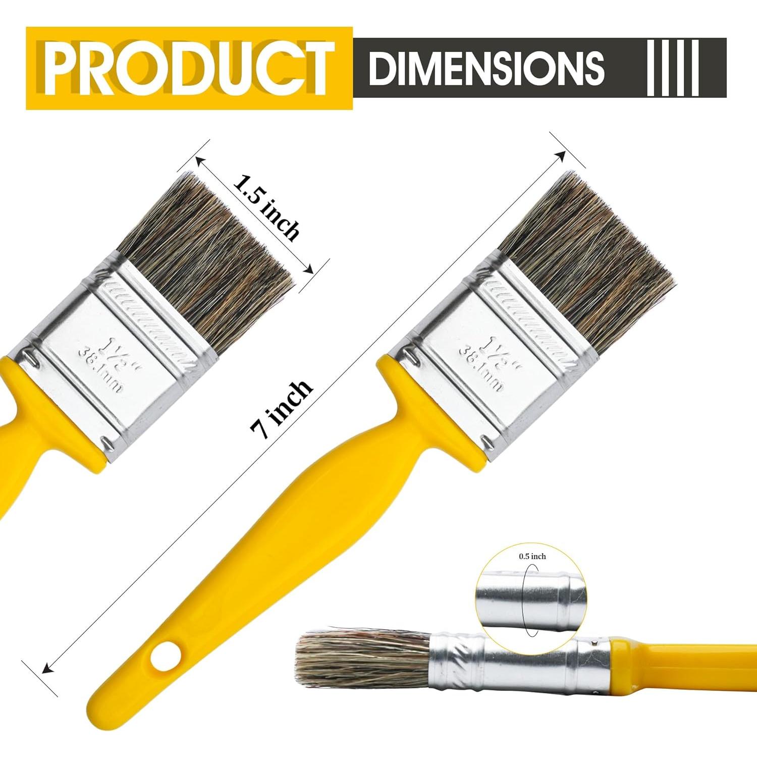 Pinceles de Detalle Nanoskin Ultra-Suave 3-Pack 1" Cerda China