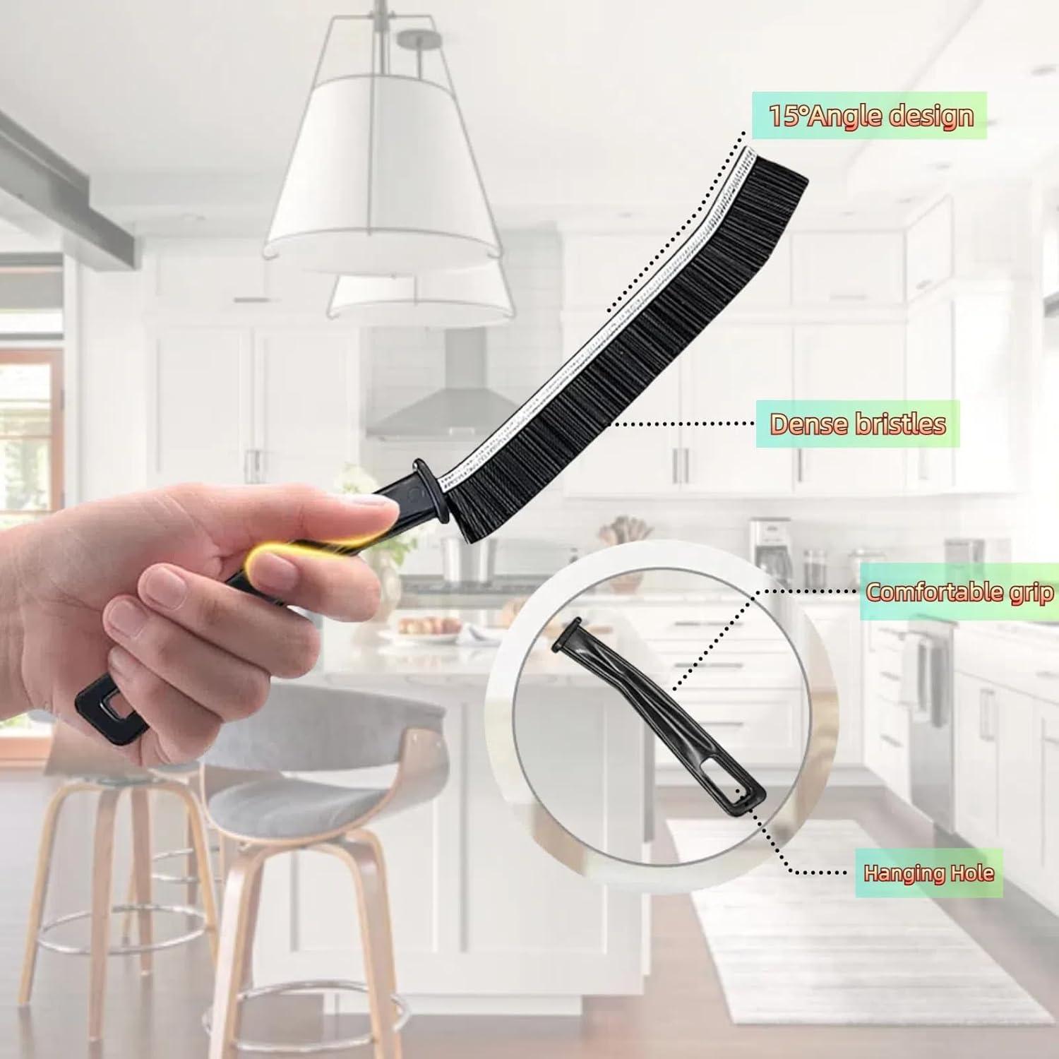 Cepillo de limpieza de ranuras HANGZIGD 12 piezas ergonómico