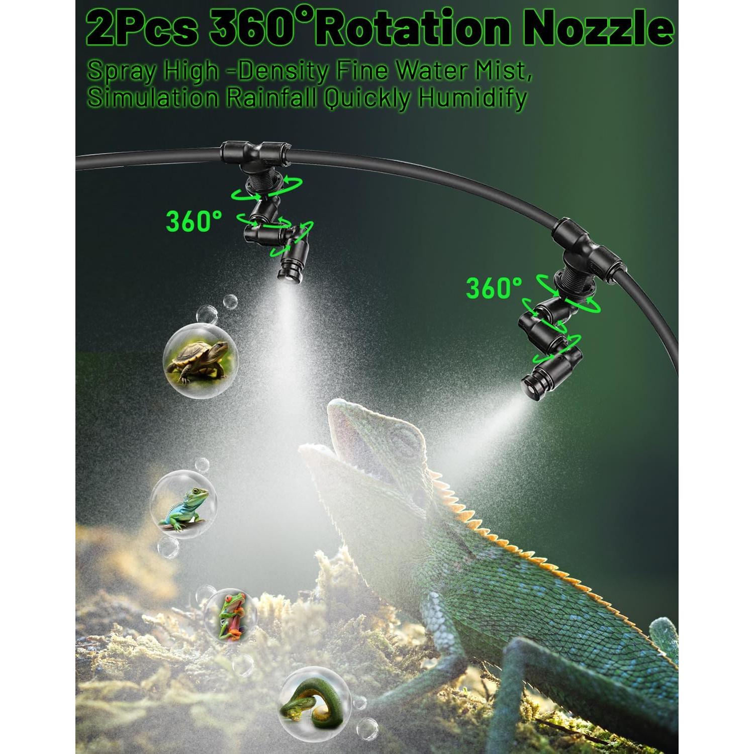 Nebulizador Automático para Reptiles Ycxydr SMART-01 con Temporizador